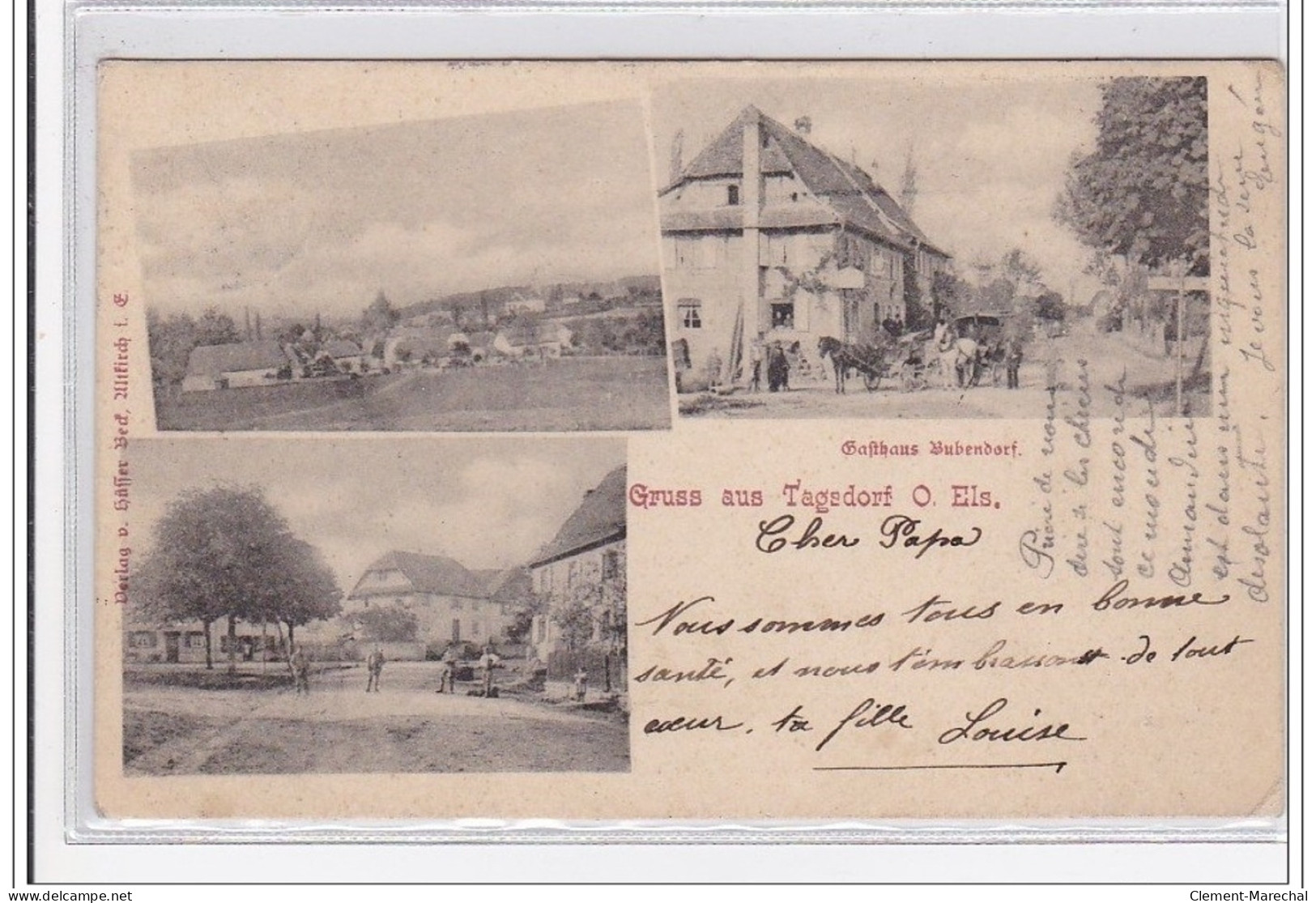 TAGSDORF - Auberge Bubendorf - Très Bon état - Autres & Non Classés