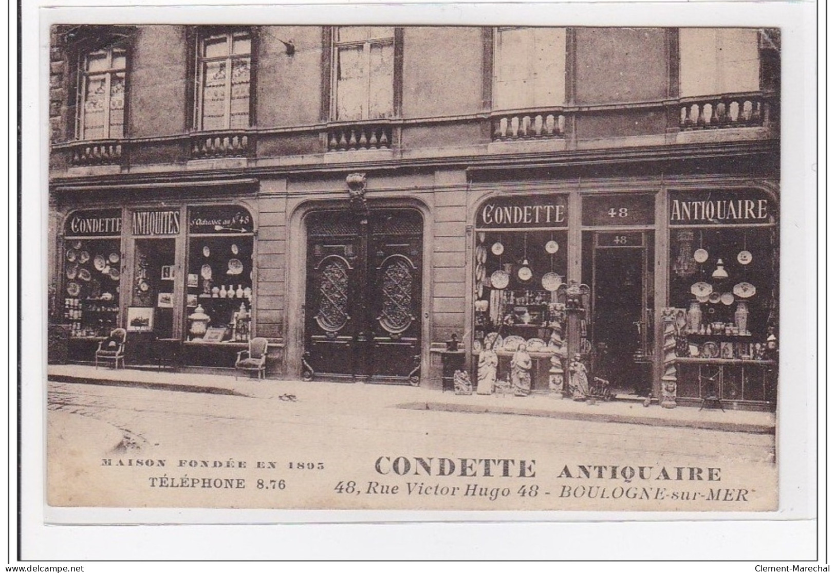 BOULOGNE SUR MER : Condette Antiquaire - Etat - Boulogne Sur Mer