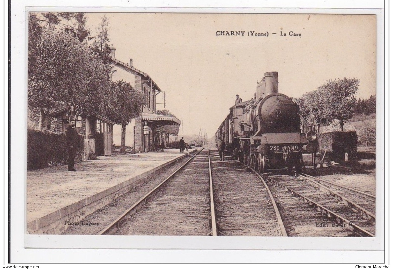 CHARNY : La Gare (GARE) - Tres Bon Etat - Charny