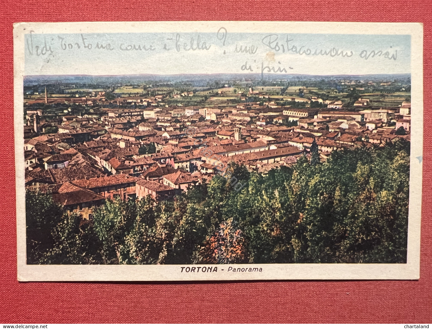 Cartolina - Tortona ( Alessandria ) - Panorama - 1944 - Alessandria