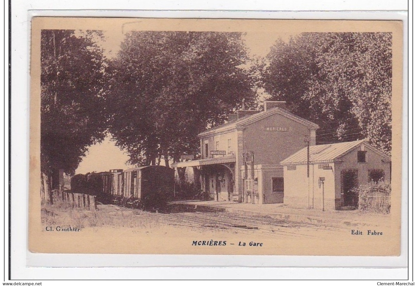 MORIERES : La Gare (GARE) - Tres Bon Etat - Morieres Les Avignon