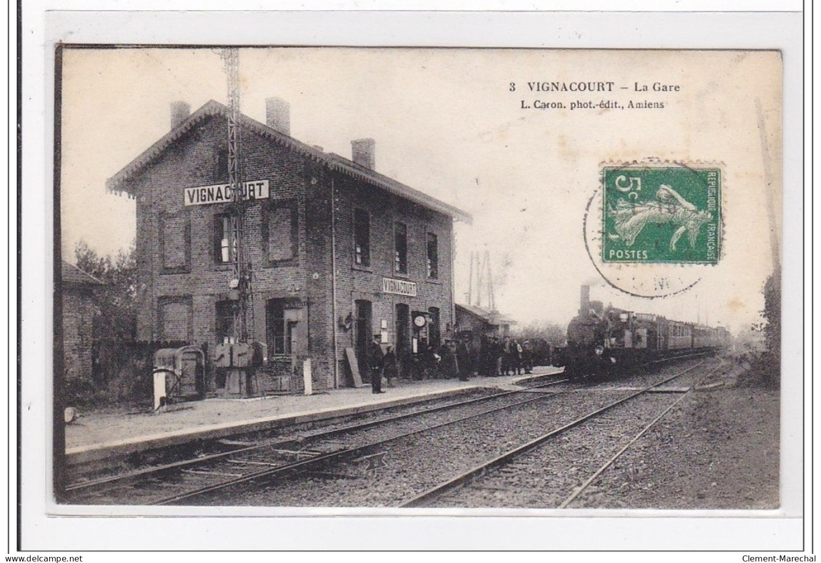 VIGNACOURT : La Gare (GARE) - Tres Bon Etat - Vignacourt