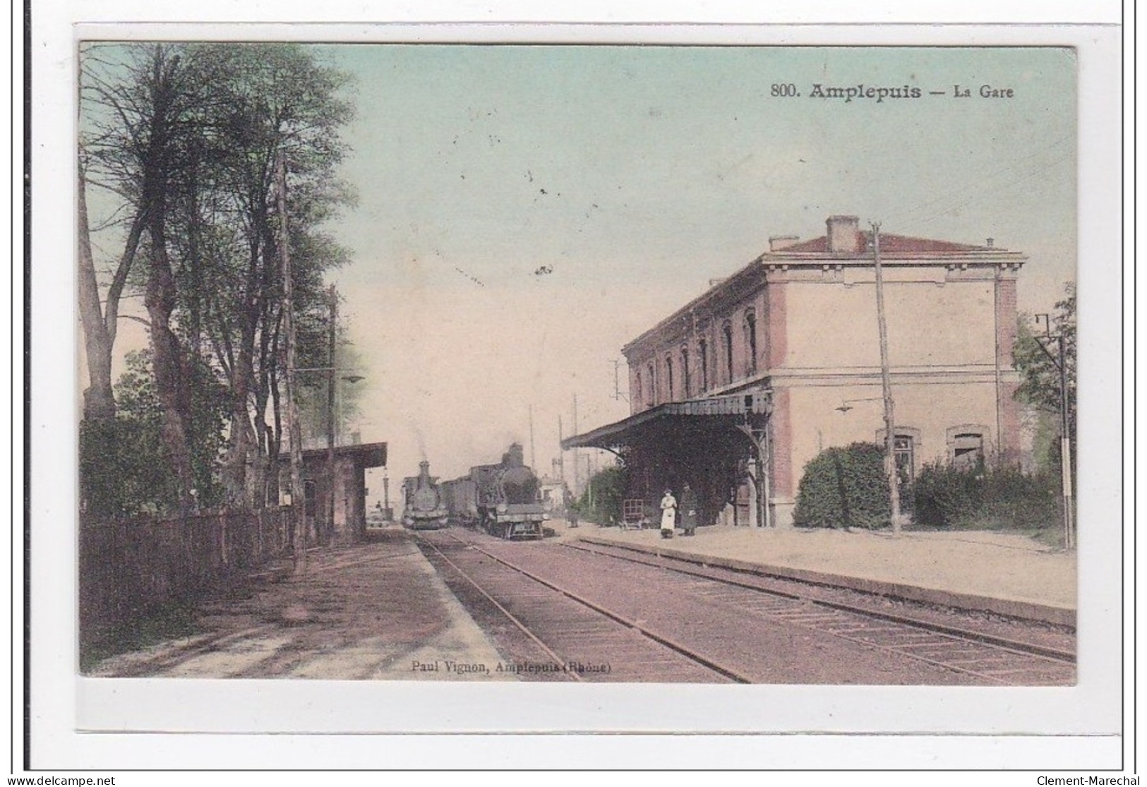 AMPLEPUIS : La Gare (GARE) - Tres Bon Etat - Amplepuis