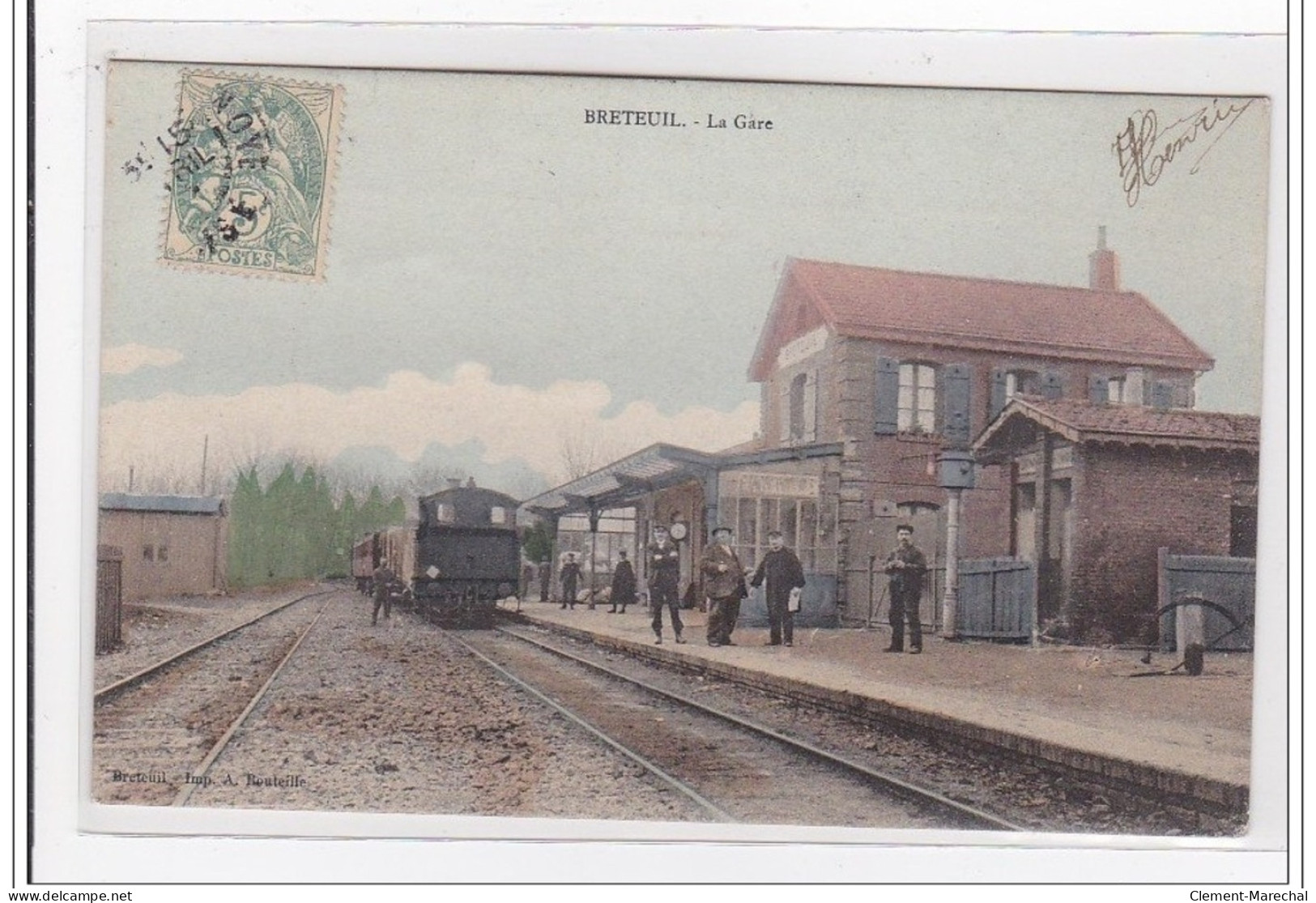 BRETEUIL : La Gare (GARE) - Tres Bon Etat - Breteuil