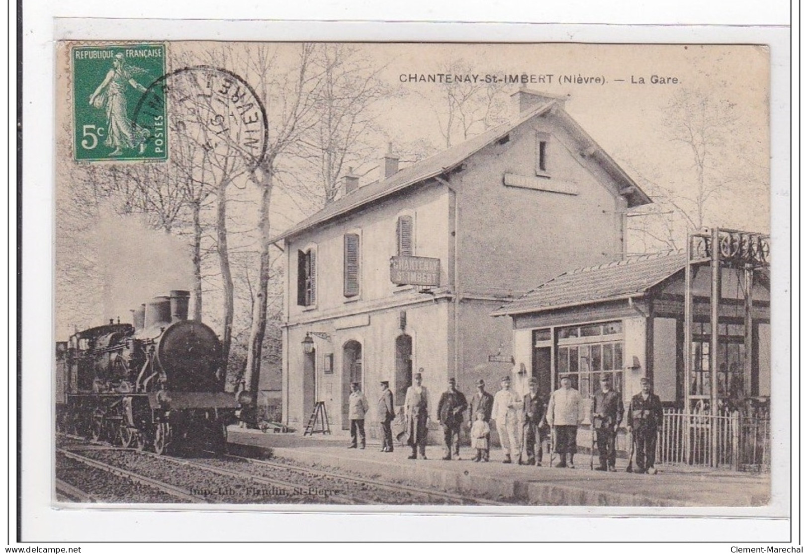 CHANTENAY-St-IMBERT : La Gare (GARE) - Tres Bon Etat - Autres & Non Classés