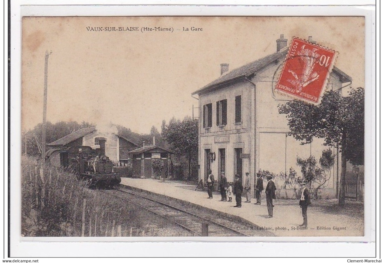 VAUX-sur-BLAISE : La Gare (GARE) - Etat - Autres & Non Classés