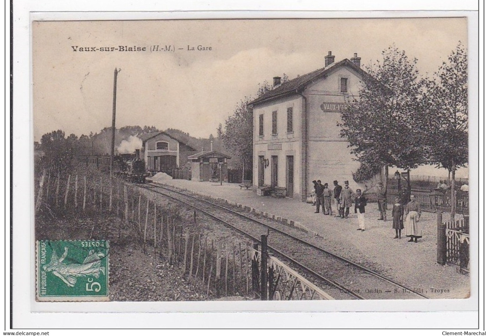 VAUX-sur-BLAISE : La Gare (GARE) - Tres Bon Etat - Other & Unclassified