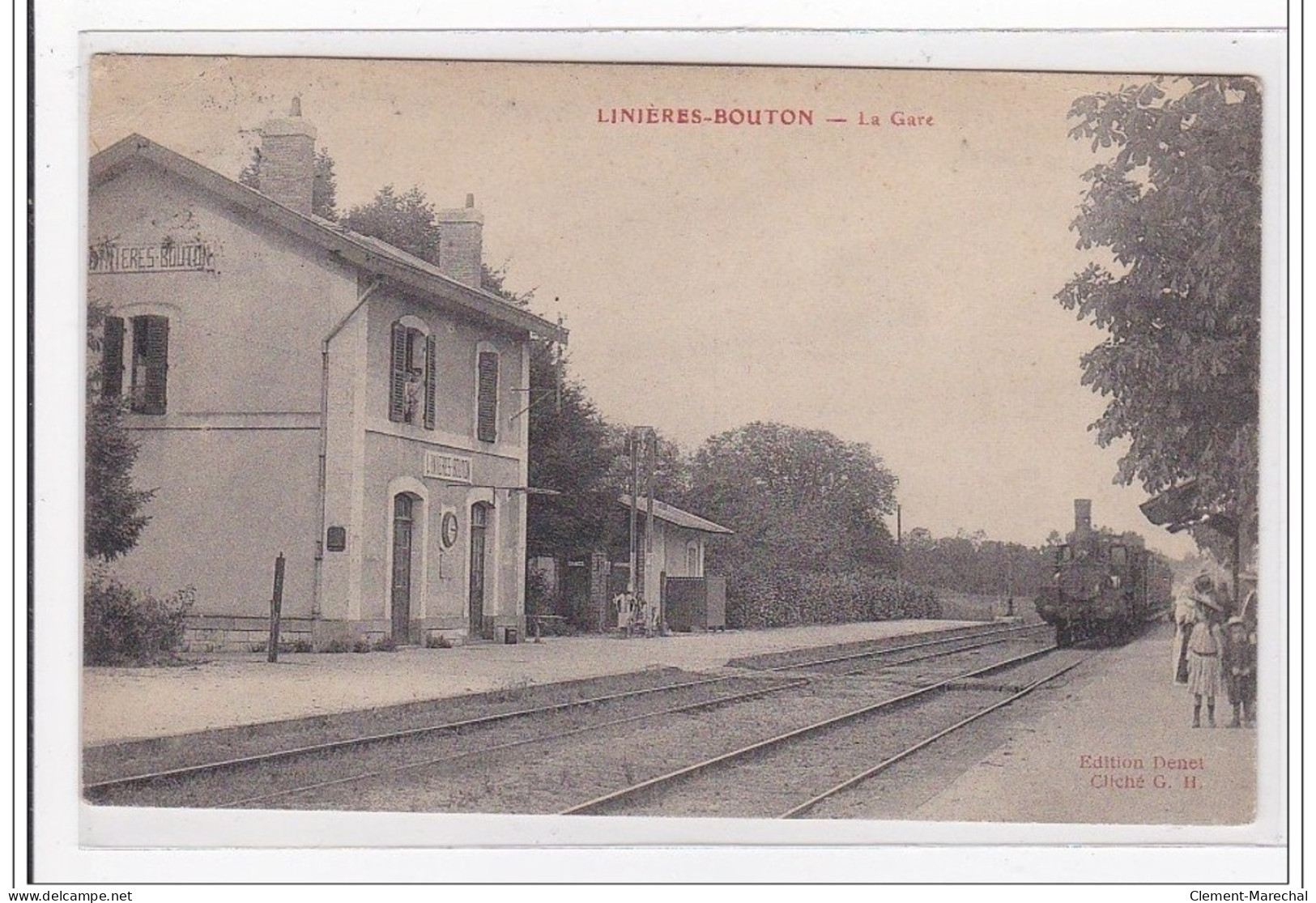 LINIERE-BOUTON : La Gare (GARE) - Etat - Autres & Non Classés