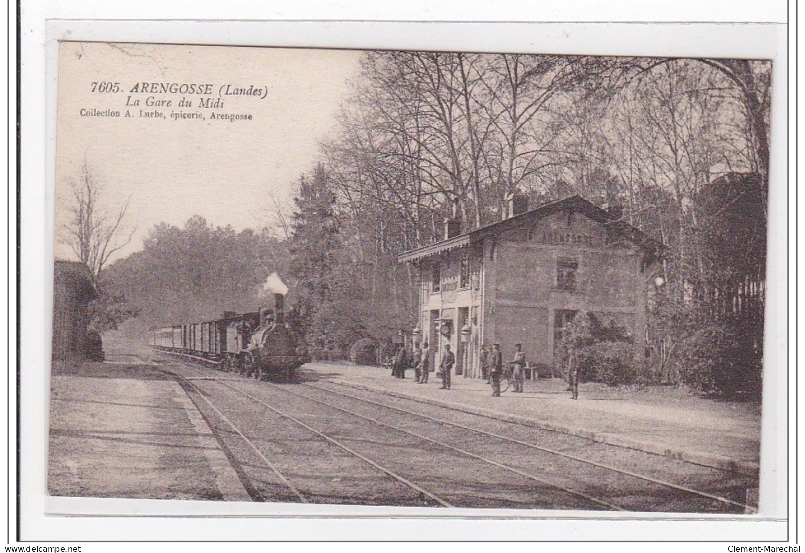 ARENGOSSE : La Gare Du Midi (GARE) - Tres Bon Etat - Autres & Non Classés