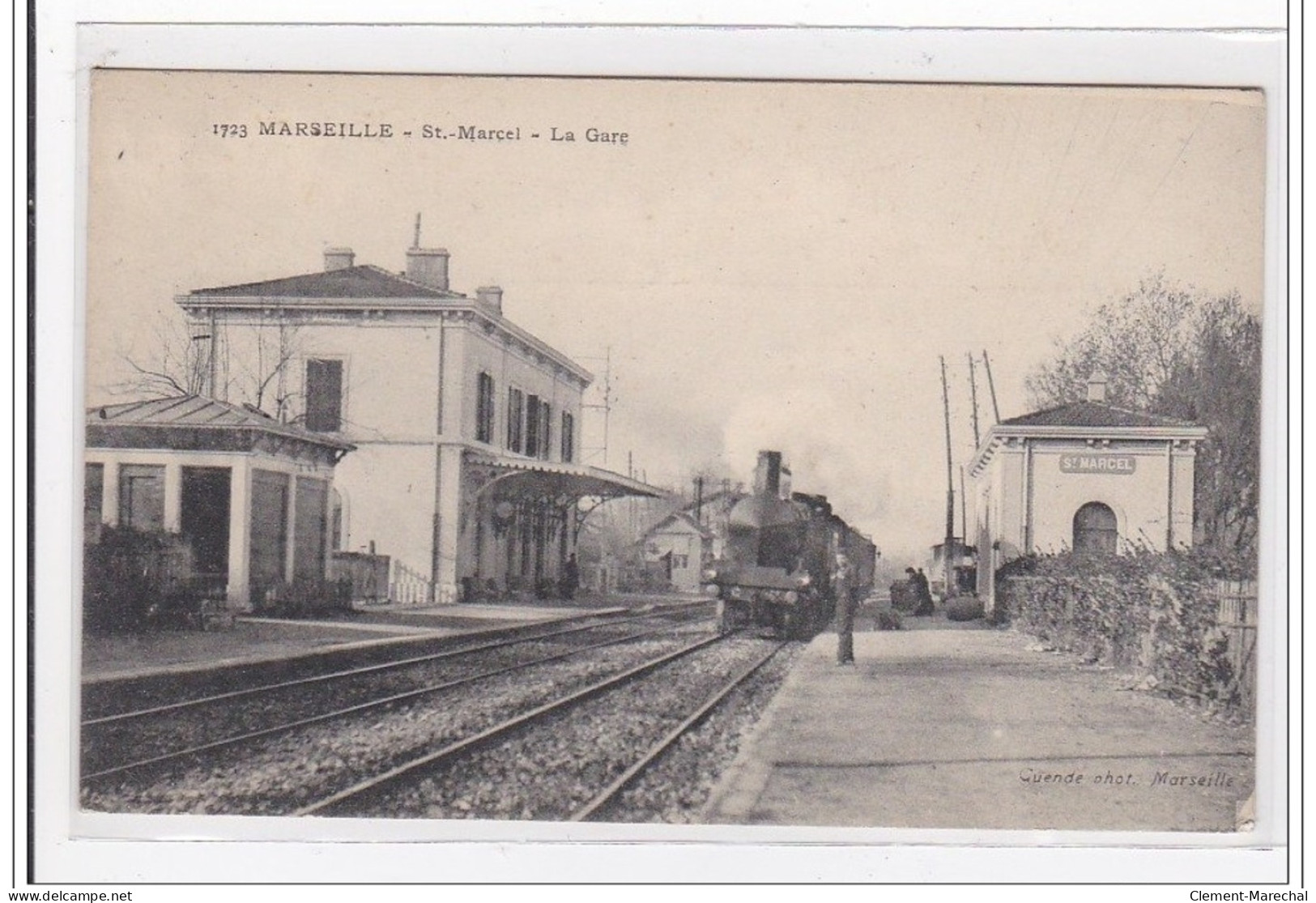 MARSEILLE : La Gare (GARE) - Tres Bon Etat - Saint Marcel, La Barasse, Saint Menet