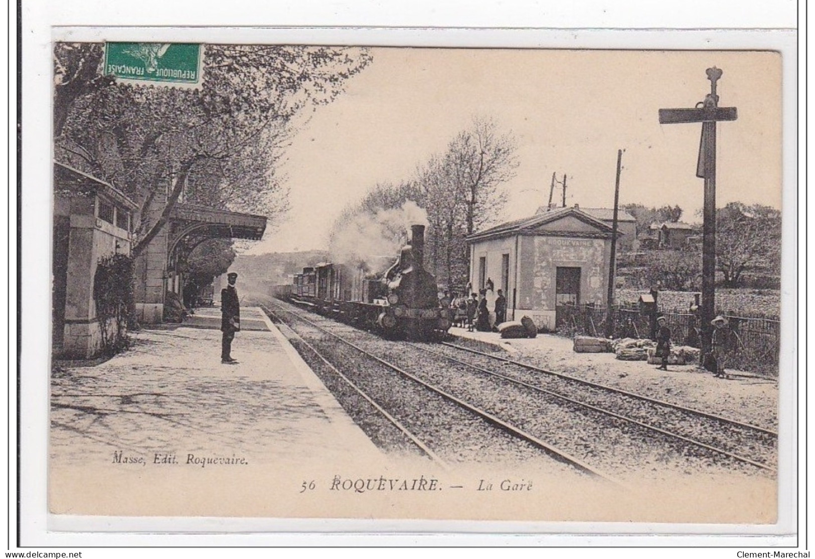 ROQUEVAIRE : La Gare (GARE) - Tres Bon Etat - Roquevaire