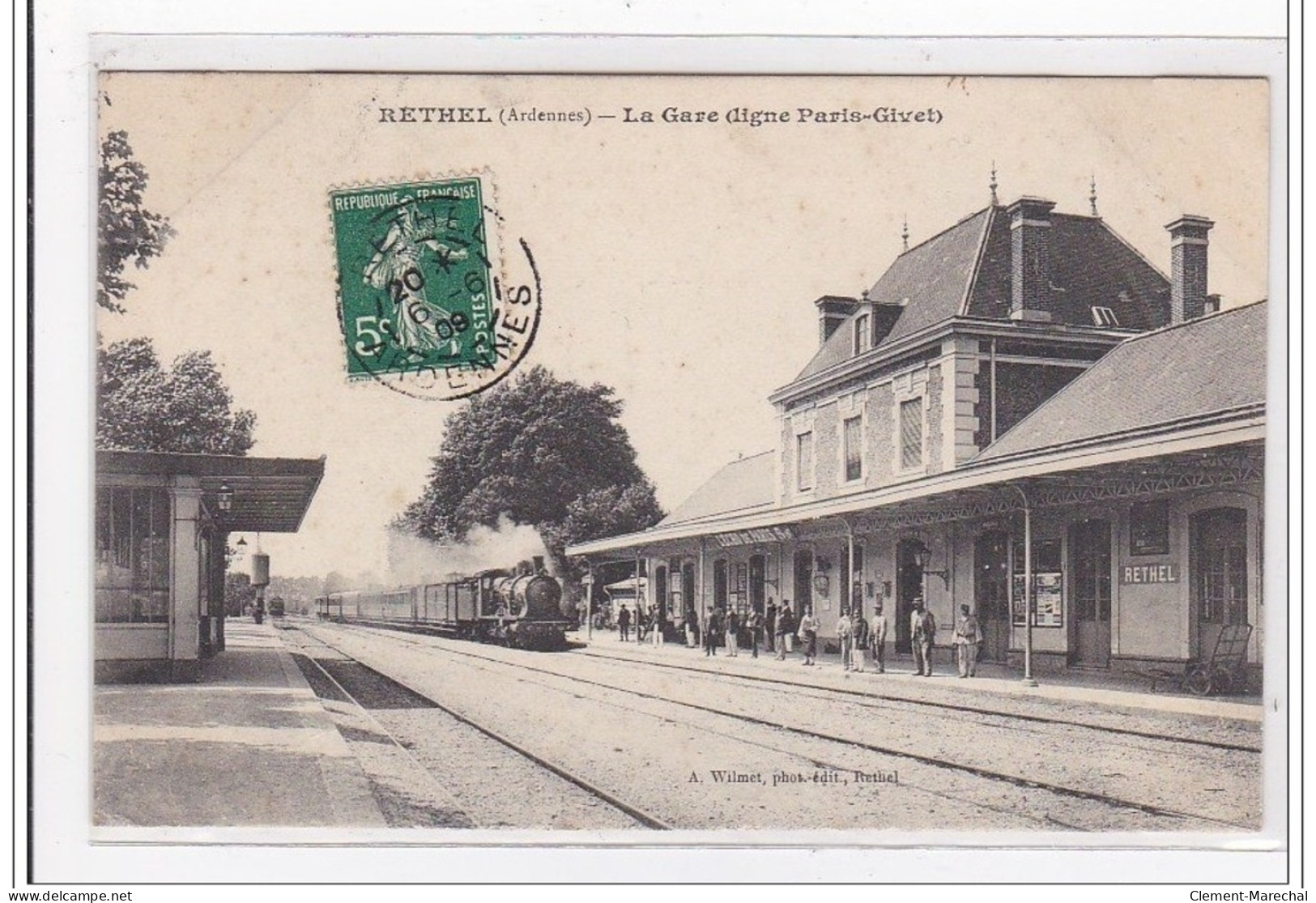 RETHEL : La Gare (ligne Paris-givet) (GARE) - Tres Bon Etat - Rethel