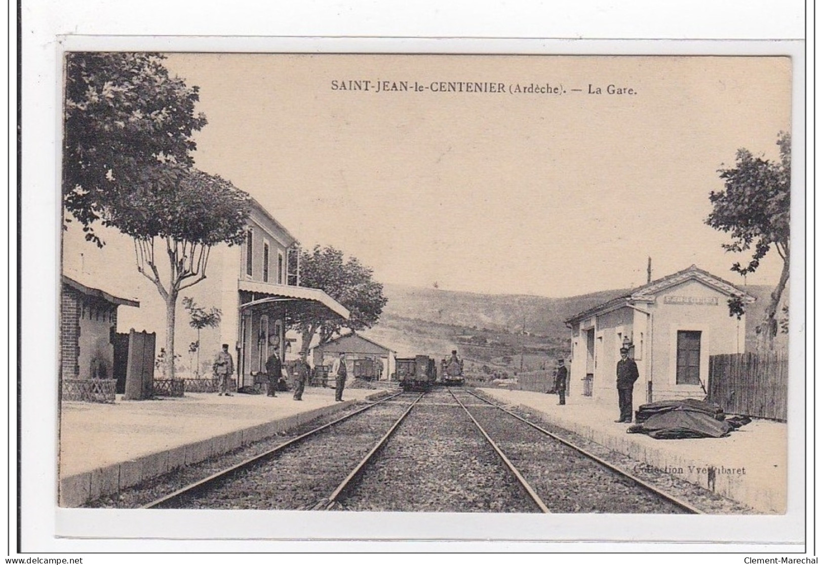 SAINT-JEAN-le-CENTENIER : La Gare (GARE) - Tres Bon Etat - Autres & Non Classés