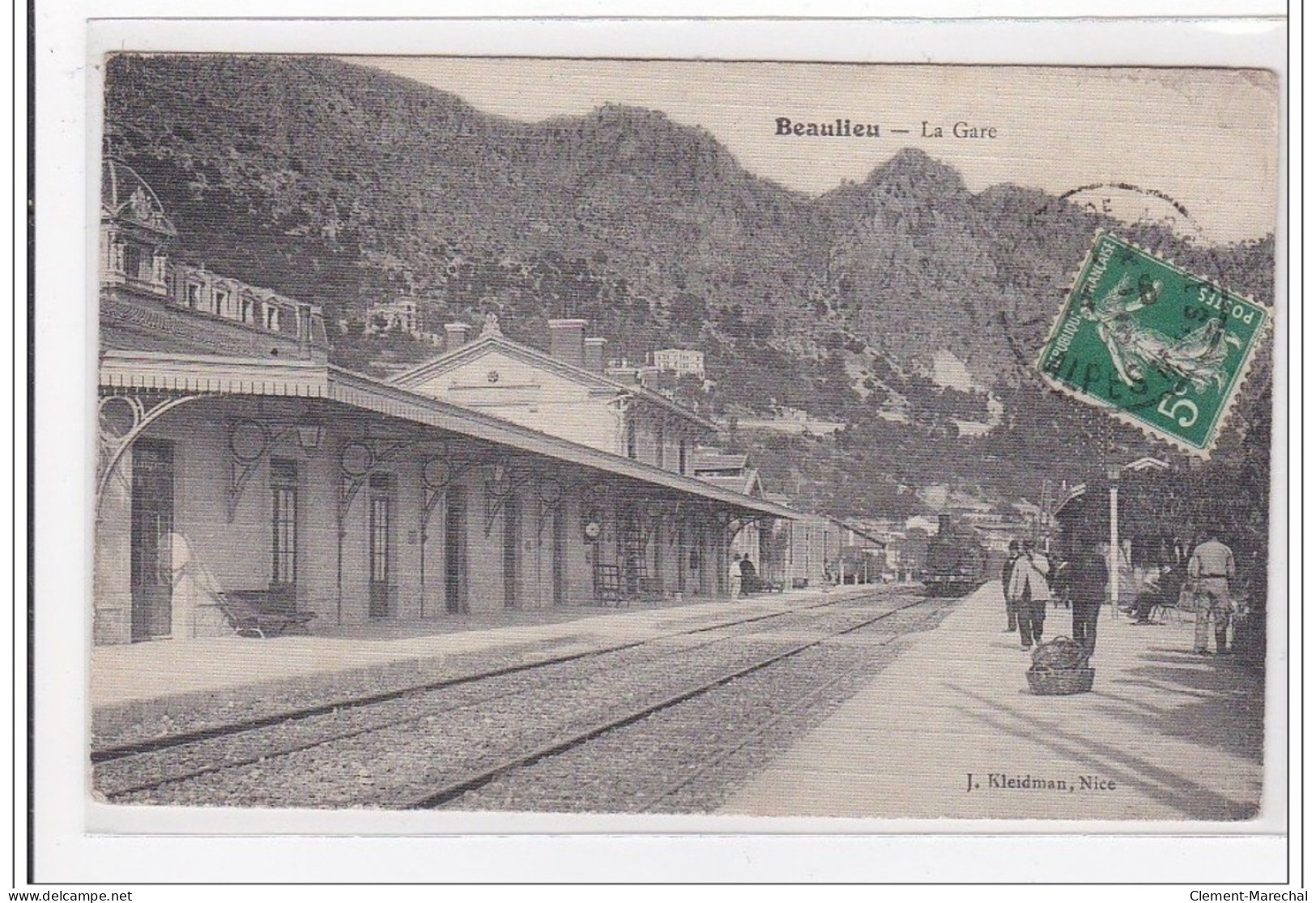 BEAULIEU : La Gare (GARE) (TOILLEE) - Tres Bon Etat - Grasse