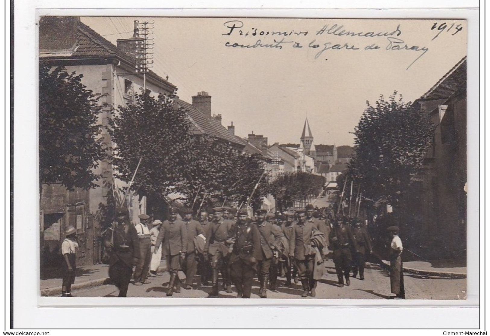 PARAY-le-MONIAL : Militaires, Prisonniers Allemand, Lot De 5 CPA - Tres Bon Etat - Montceau Les Mines