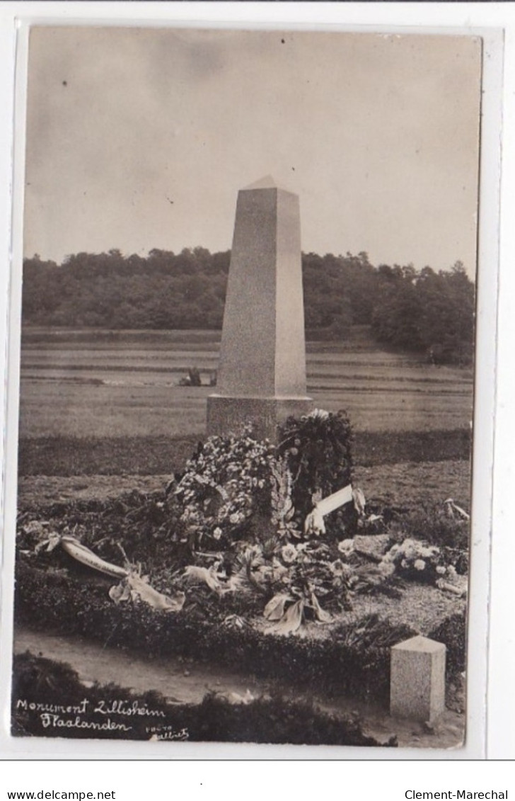 ZILLISHEIN : Inauguration Du Monument Aux Morts (2 CPA) - Tres Bon Etat - Autres & Non Classés