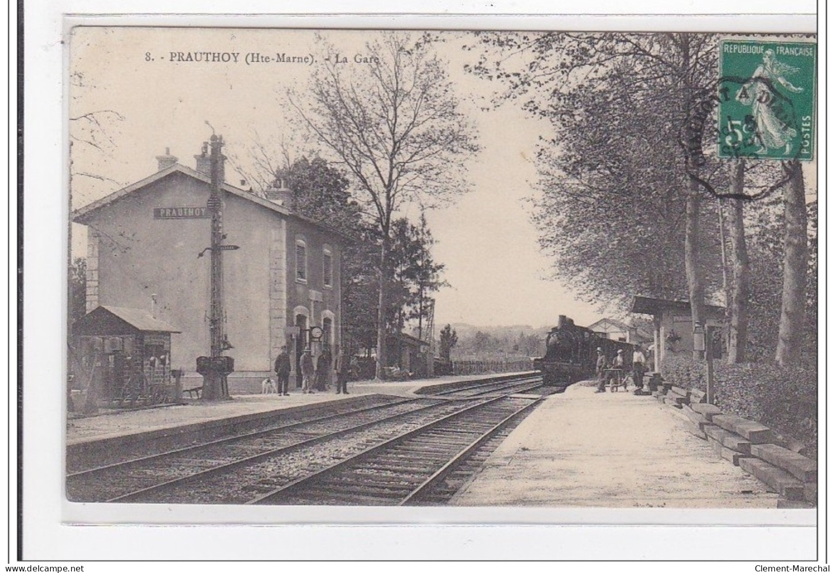PRAUTHOY : La Gare - Etat - Prauthoy
