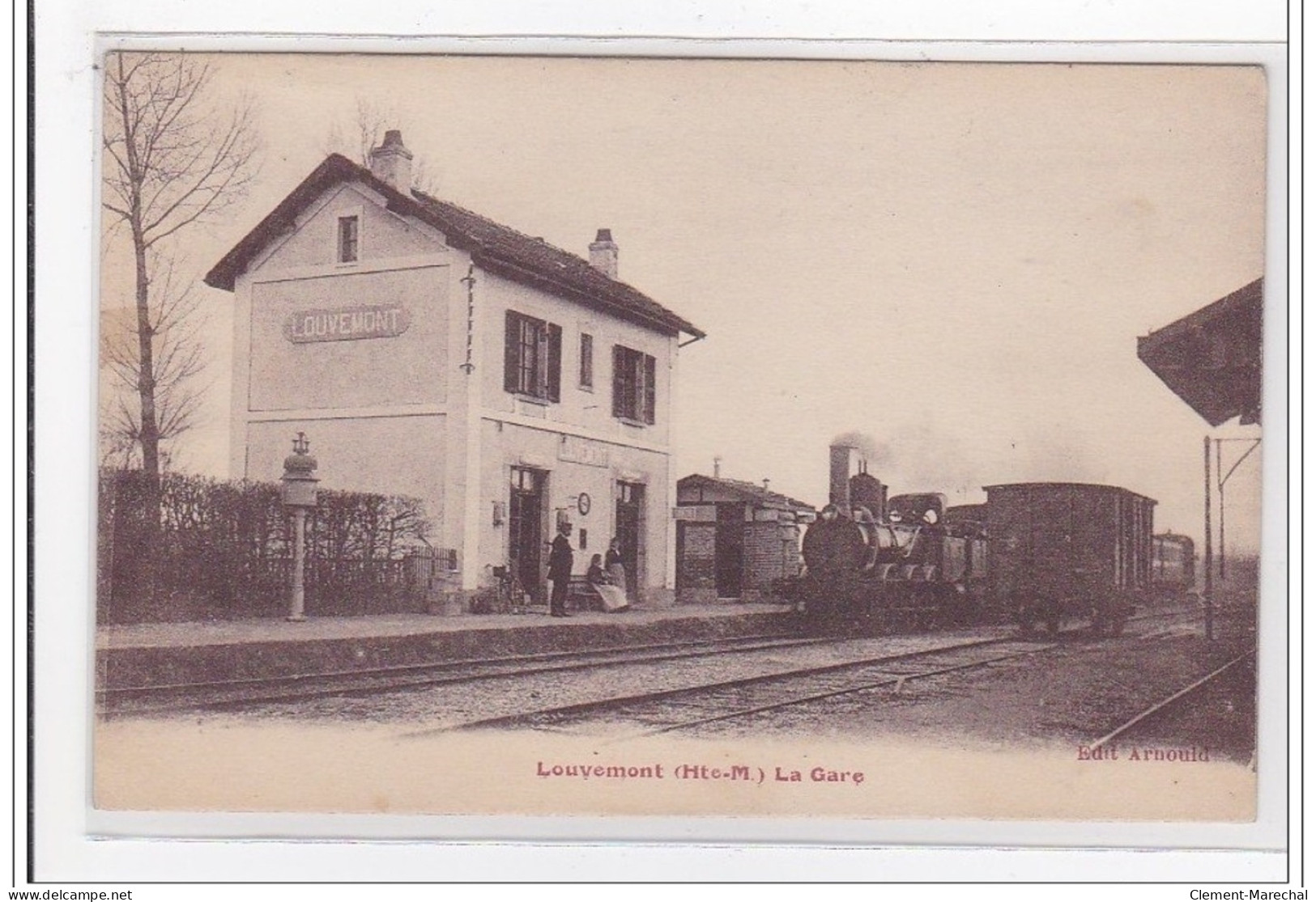 LOUVEMONT : La Gare - Tres Bon Etat - Other & Unclassified