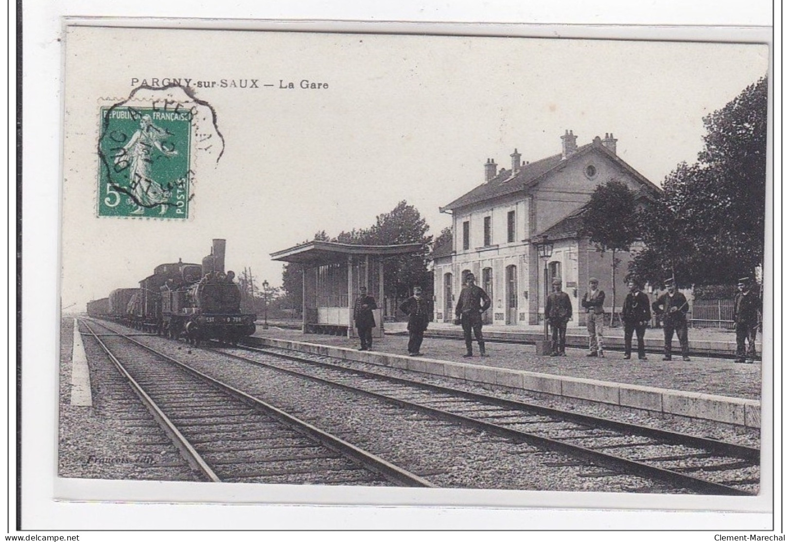 PARGNY-sur-SAUX : La Gare - Tres Bon Etat - Altri & Non Classificati