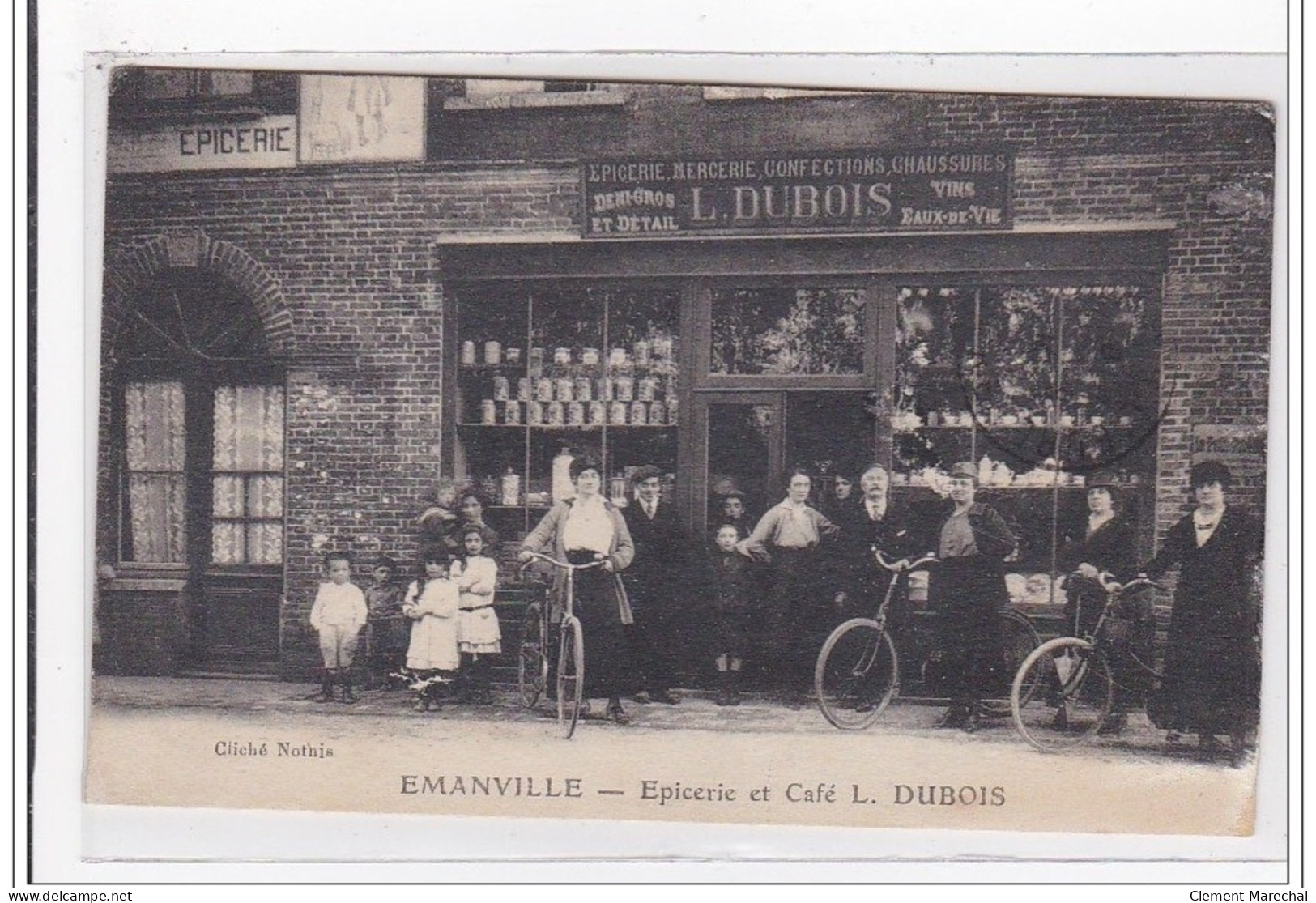 EMANVILLE : Epicerie Et Café L. DUBOIS - Tres Bon Etat - Autres & Non Classés