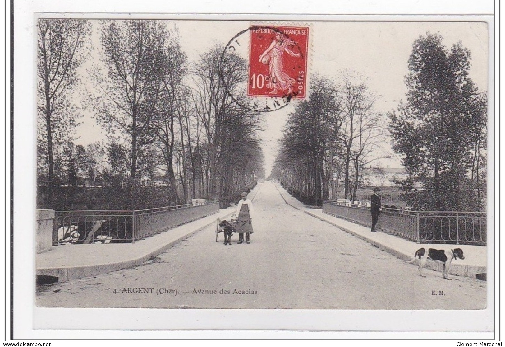 ARGENT : Avenue Des Acacias (voiture A Chien) - Tres Bon Etat - Argent-sur-Sauldre