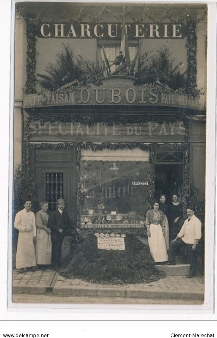 RAMBOUILLET : Charcuterie Dubois - CARTE PHOTO - Très Bon état - Rambouillet