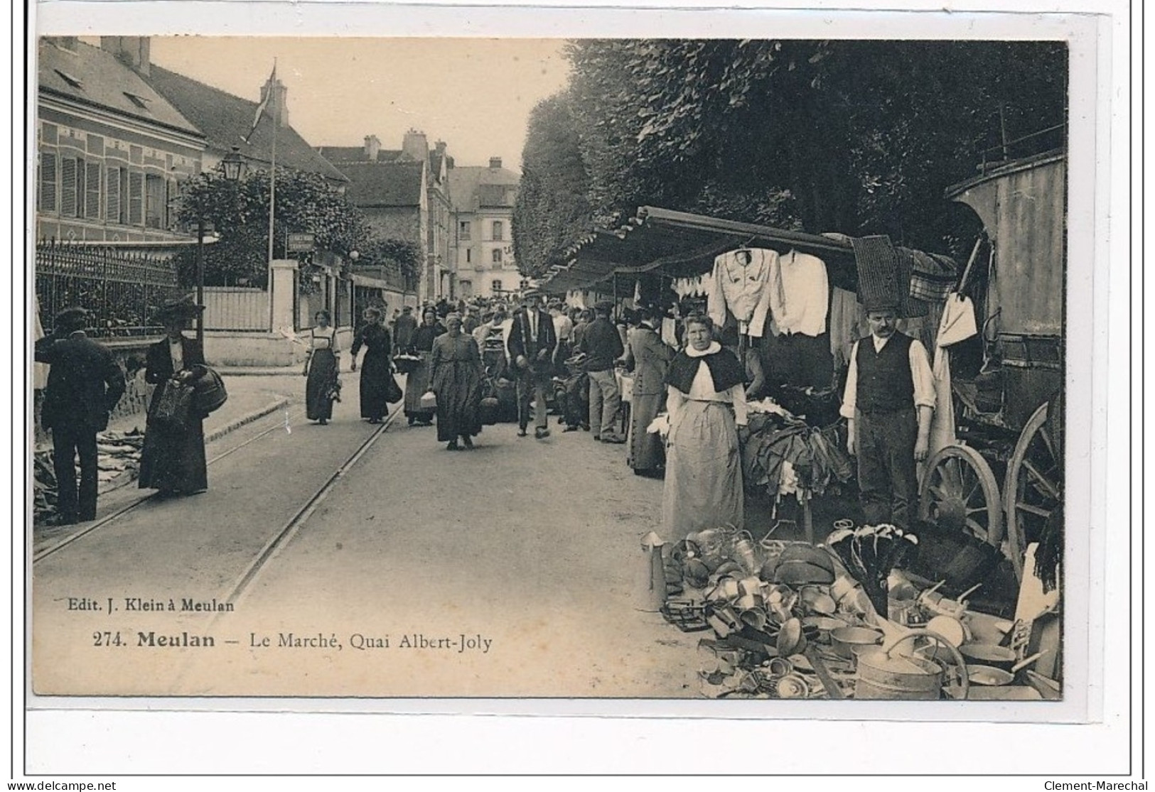 MEULAN : Le Marché, Quai Albert Joly - Très Bon état - Meulan