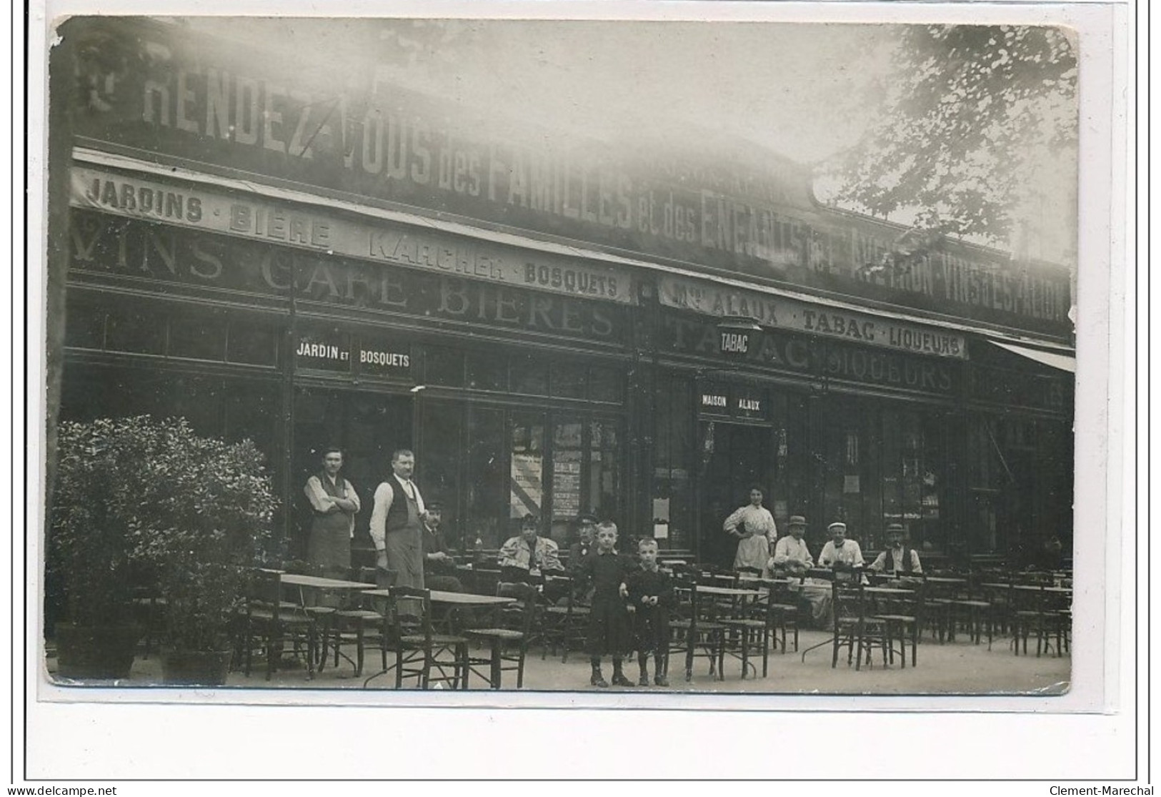 PARIS : CARTE PHOTO - Rendez-Vous Des Familles, Maison Alaux - Très Bon état - Parchi, Giardini