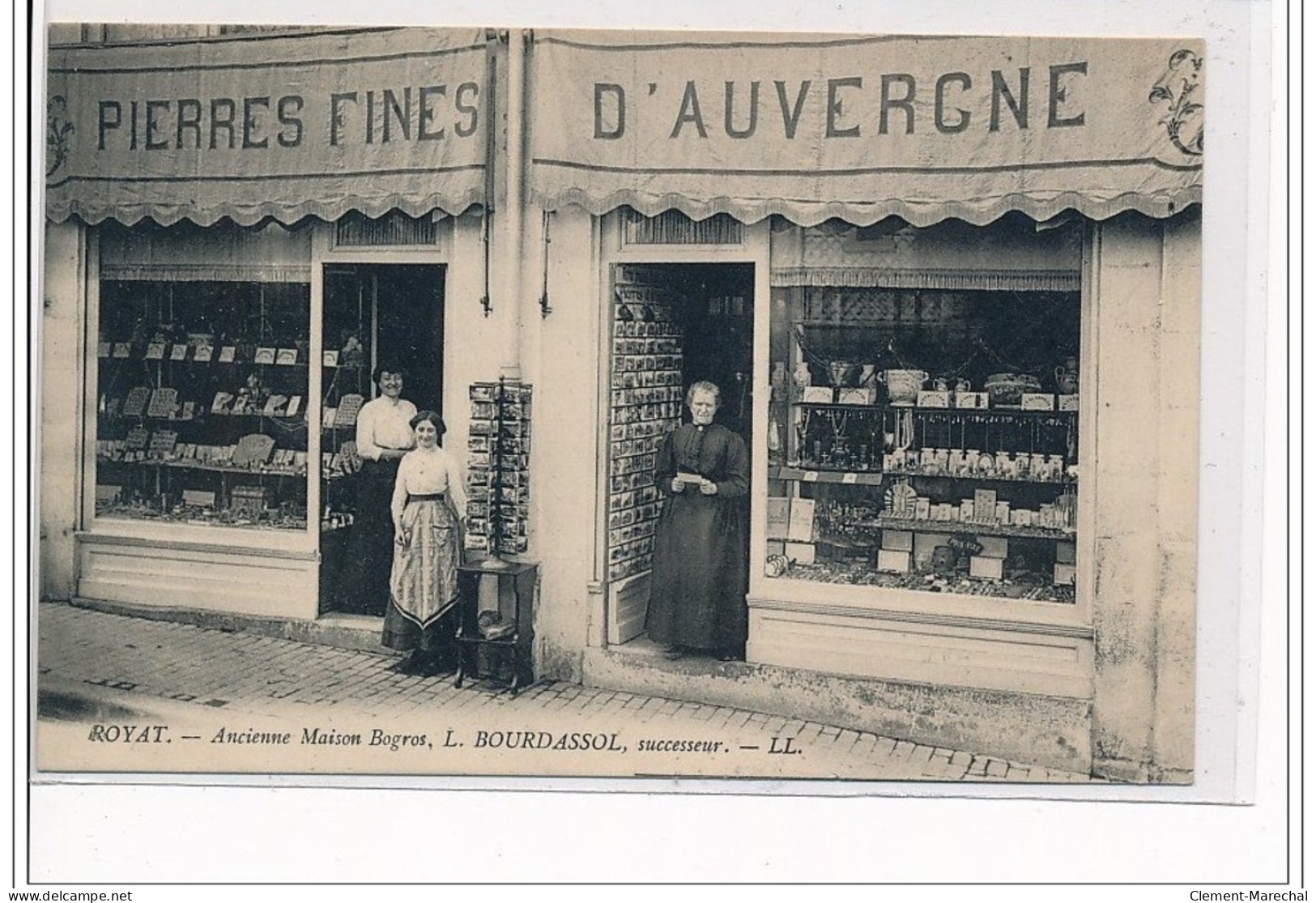 ROYAT : Pierres Fines D'Auvergne , Ancienne Maison Bogros, L. Bourdassol - AUTOGRAPHE - Très Bon état - Royat