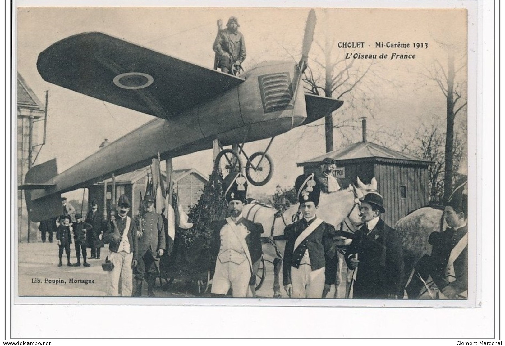 CHOLET : Mi-Carême 1913 , L'Oiseau De France - Très Bon état - Cholet