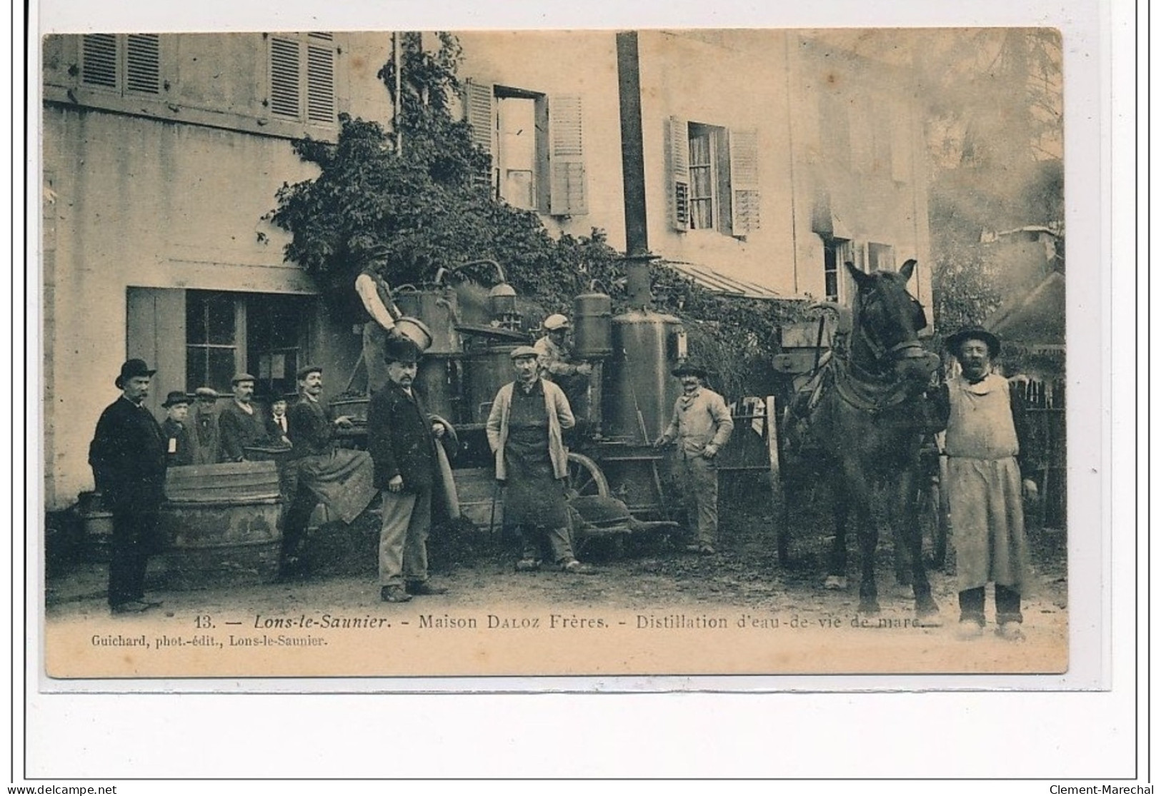 LONS LE SAULNIER : Maison Daloz Frères, Distillation D'eau-de-vie De Marc - Très Bon état - Lons Le Saunier