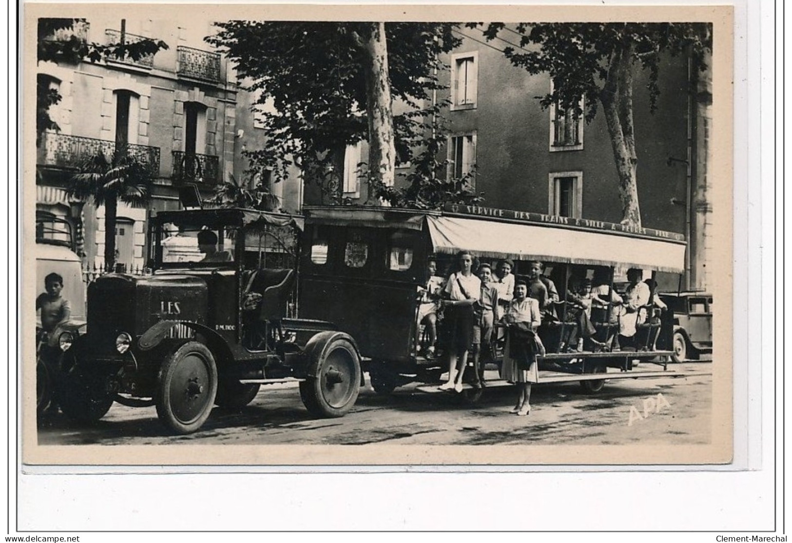 LAMALOU LES BAINS : """"Le Canari"""" Service De Ville - TRAIN - Très Bon état - Lamalou Les Bains