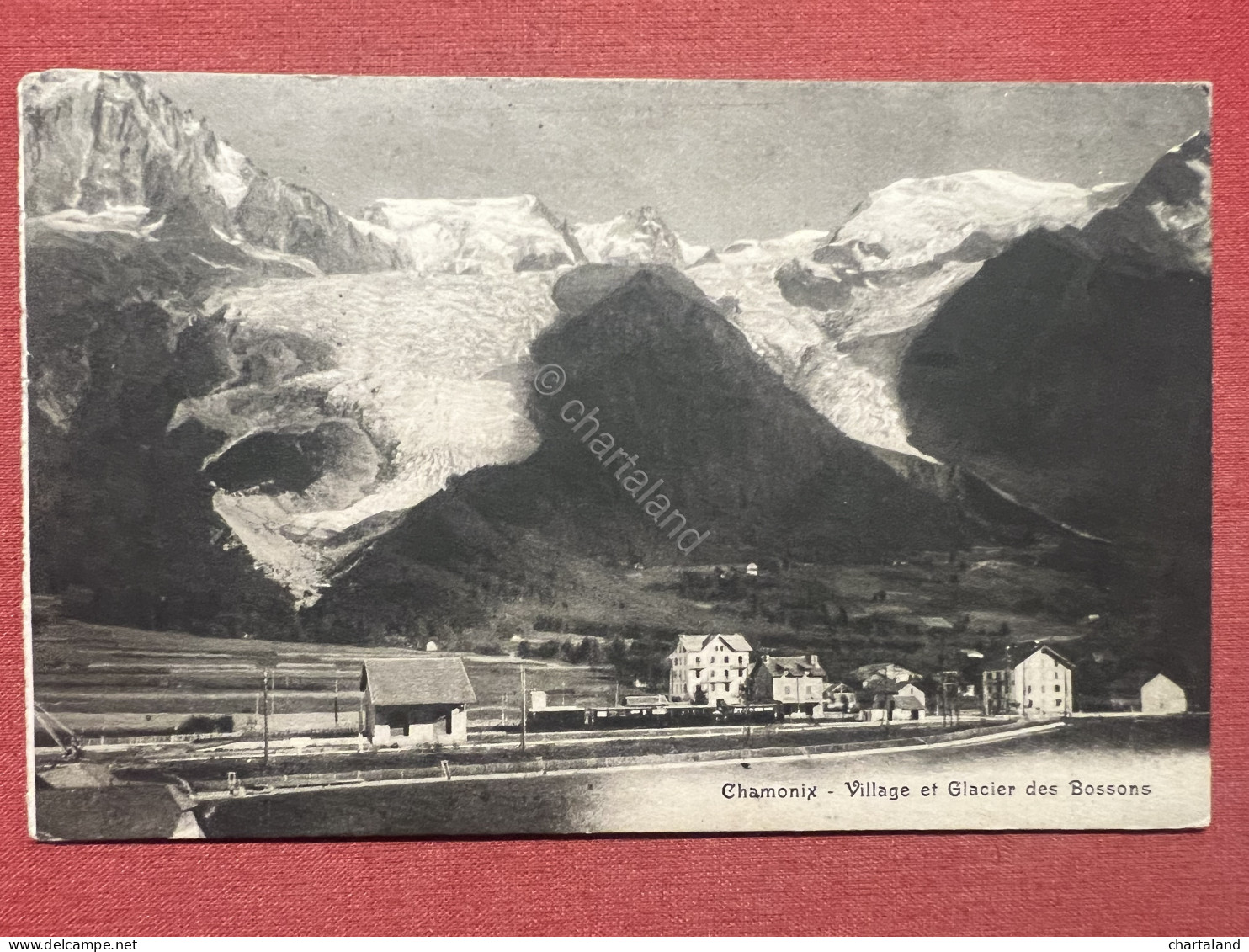 Cartolina - Francia - Chamonix - Village Et Glacier Des Bossons - 1910 - Non Classés