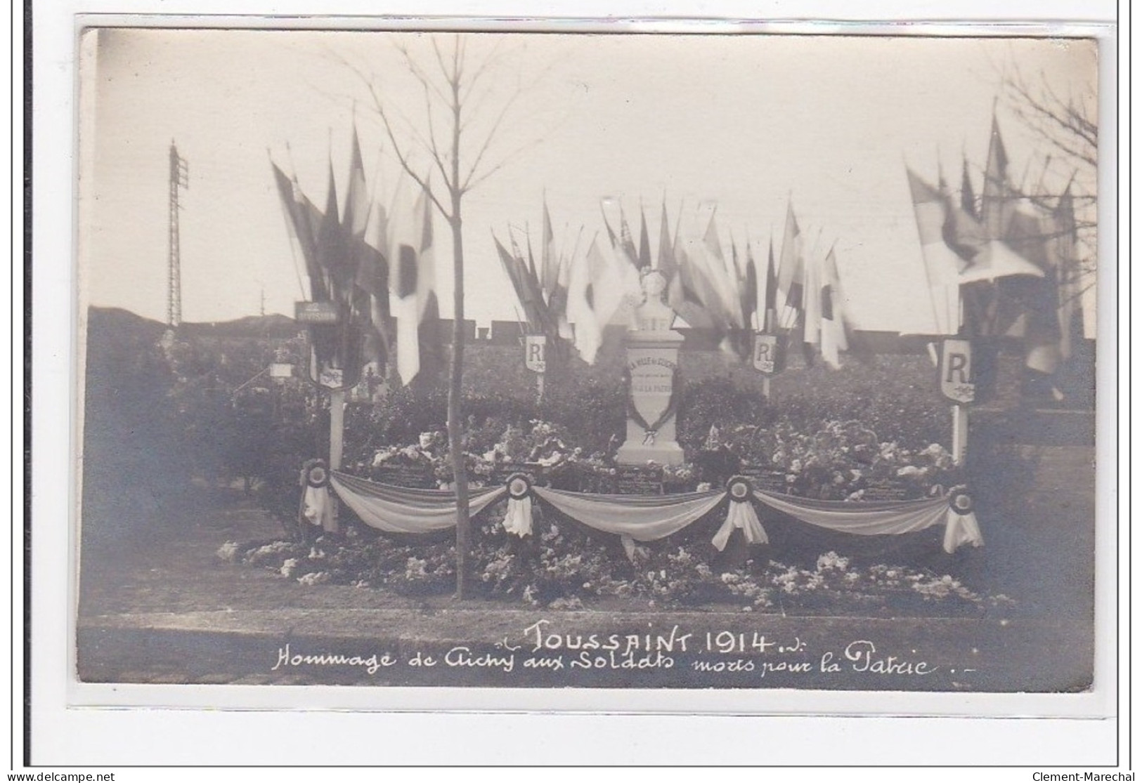 CLICHY : Hommage De Clichy Aux Soldats Morts Pour La Patrie - Tres Bon Etat - Clichy