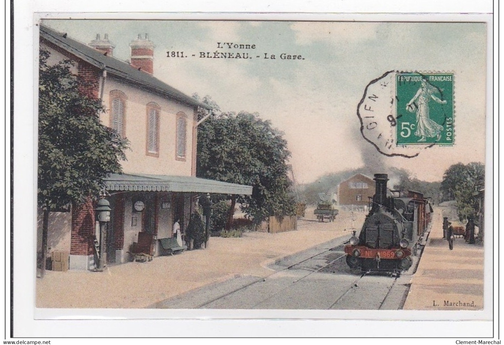 BLENEAU : La Gare - Tres Bon Etat - Bleneau