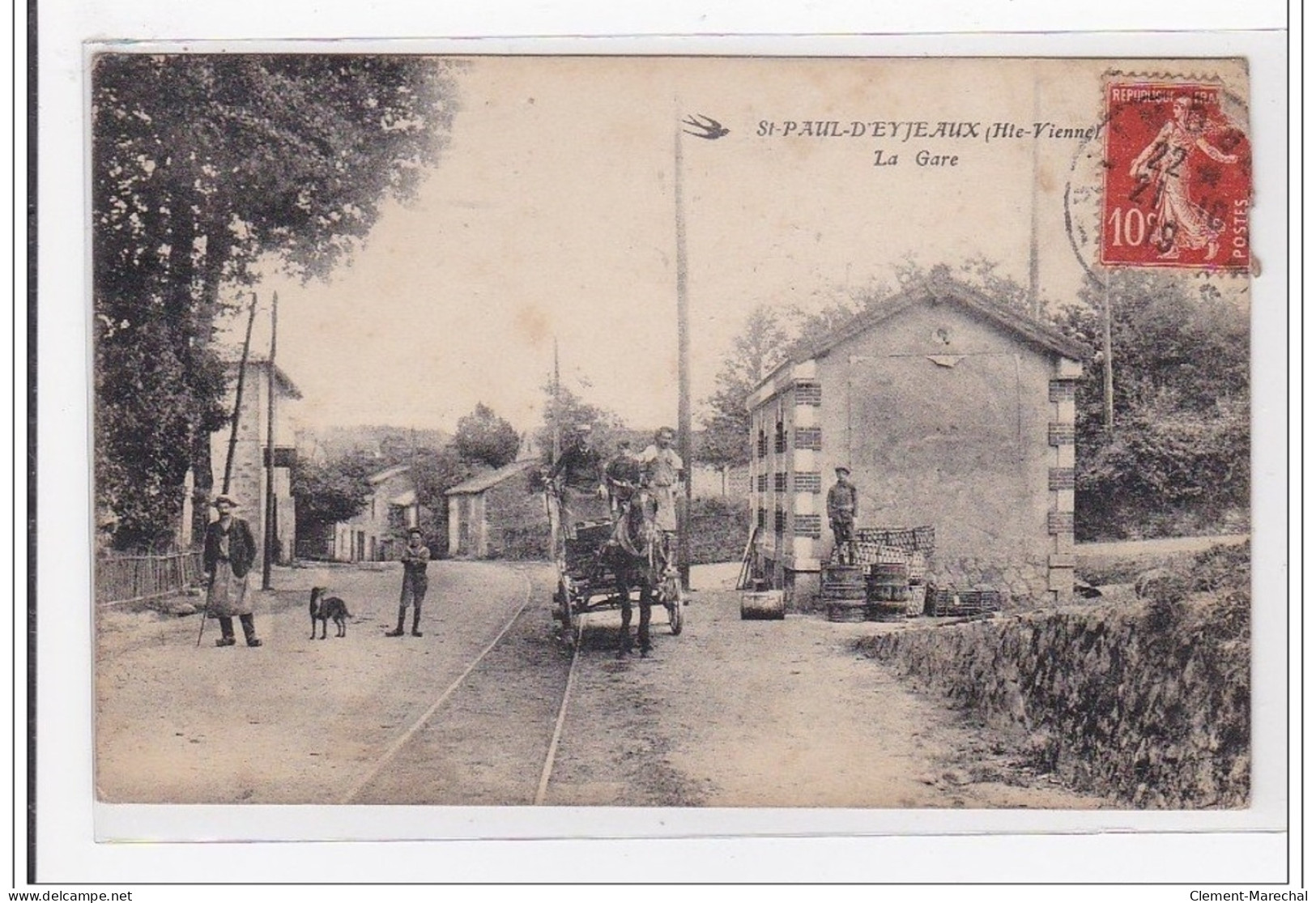 St-PAUL-D'EYJEAUX : La Gare - Tres Bon Etat - Other & Unclassified