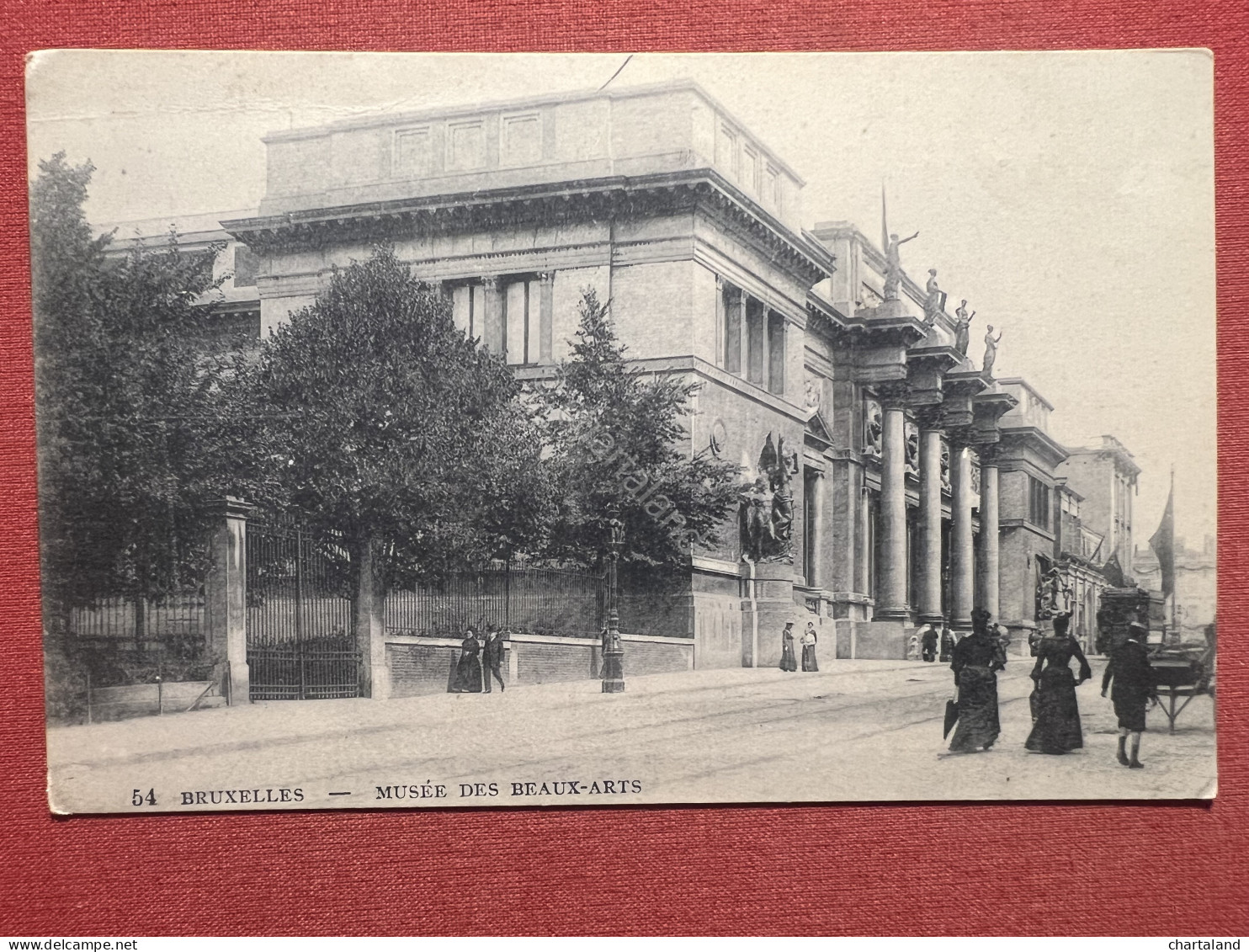 Cartolina - Bruxelles - Musée Des Beaux-Arts - 1912 - Non Classés