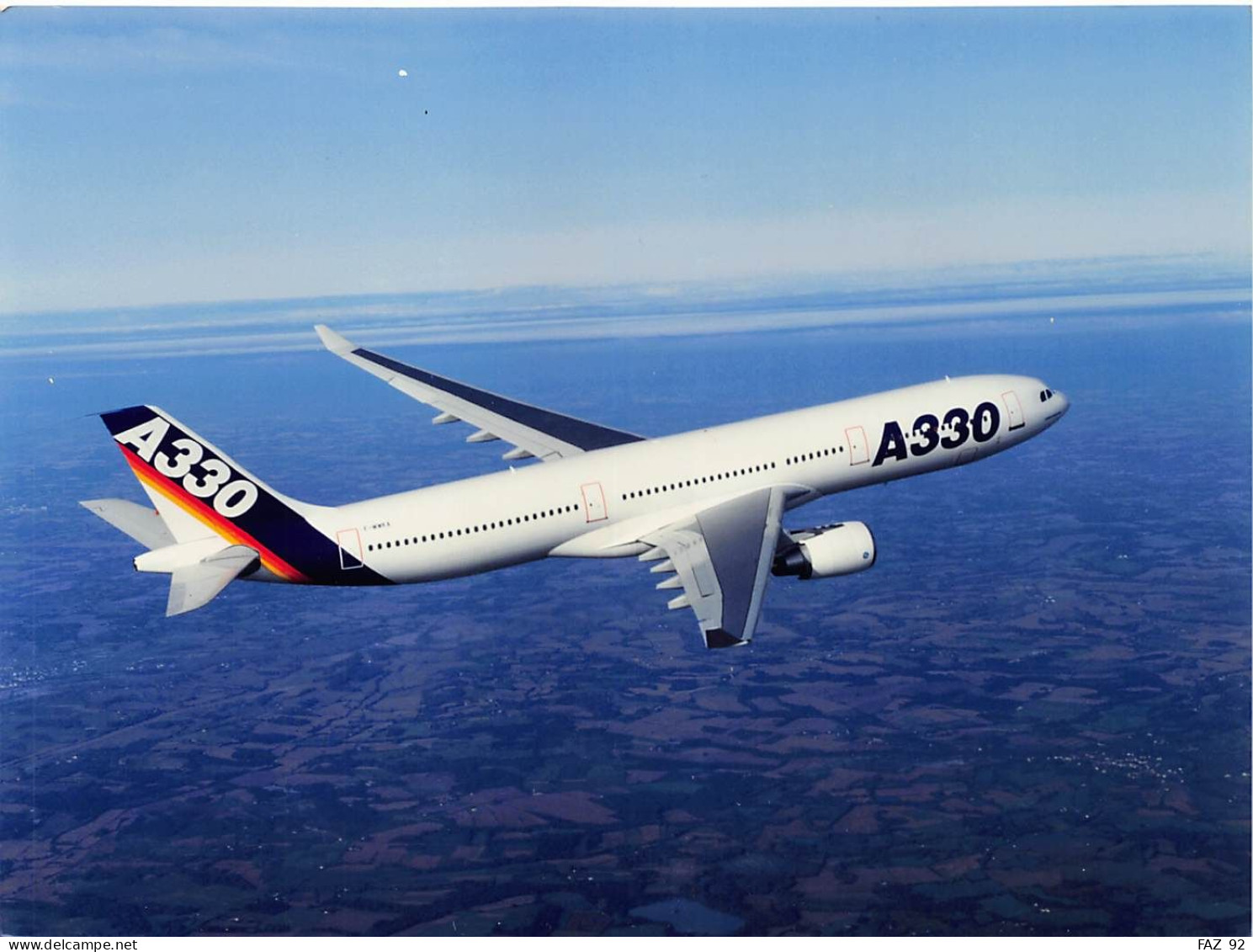 Airbus A330 First Flight  +/- 180 X 130 Mm. - Photo Presse Originale - Aviation