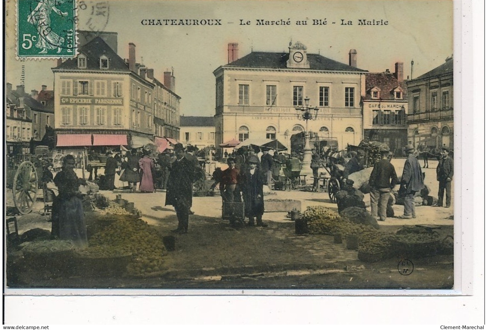 CHATEAUROUX - Le Marché Au Blé - La Mairie - Très Bon état - Chateauroux