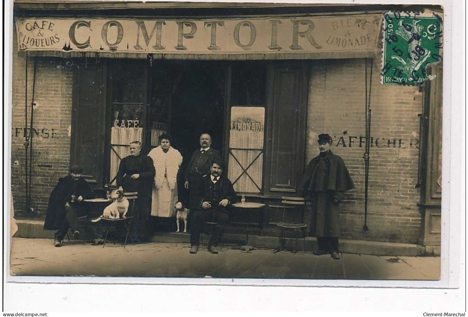 TOULOUSE - CARTE PHOTO - Café Comptoir - Très Bon état - Toulouse