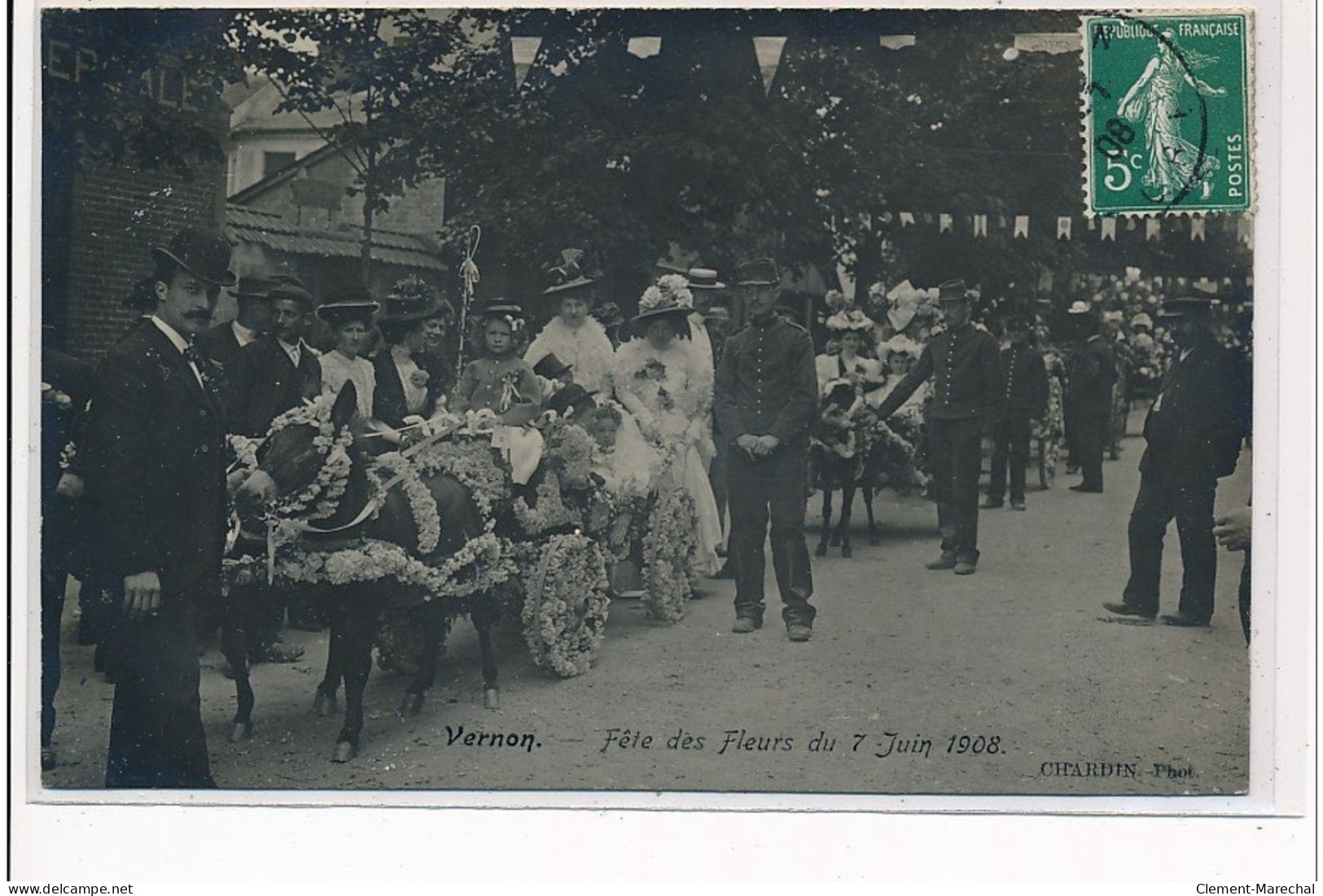 VERNON - Fête Des Fleurs Du 7 Juin 1908 - Très Bon état - Vernon