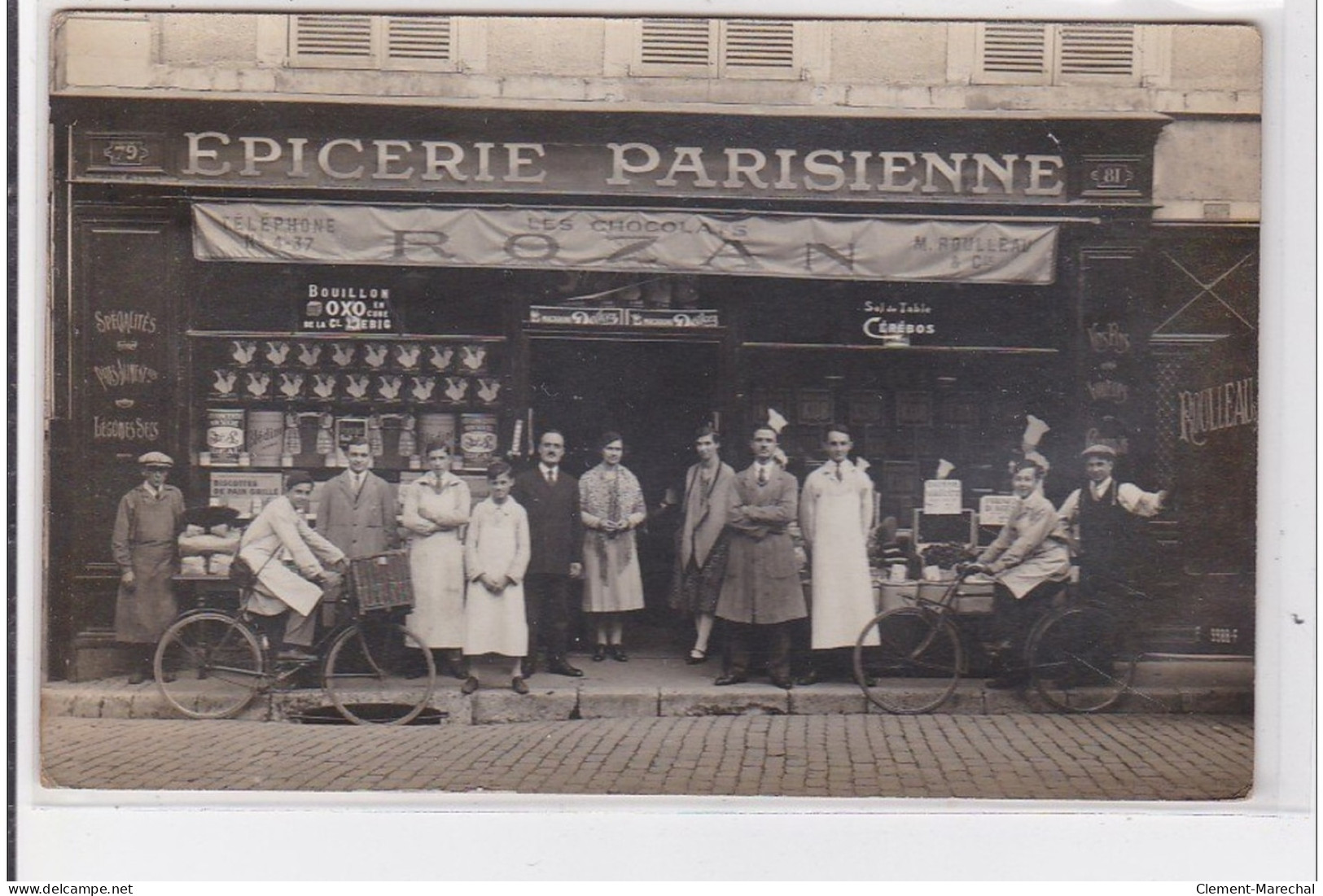 BOURGES : Carte Photo De L'épicerie Parisienne ROZAN - Tres Bon Etat - Bourges