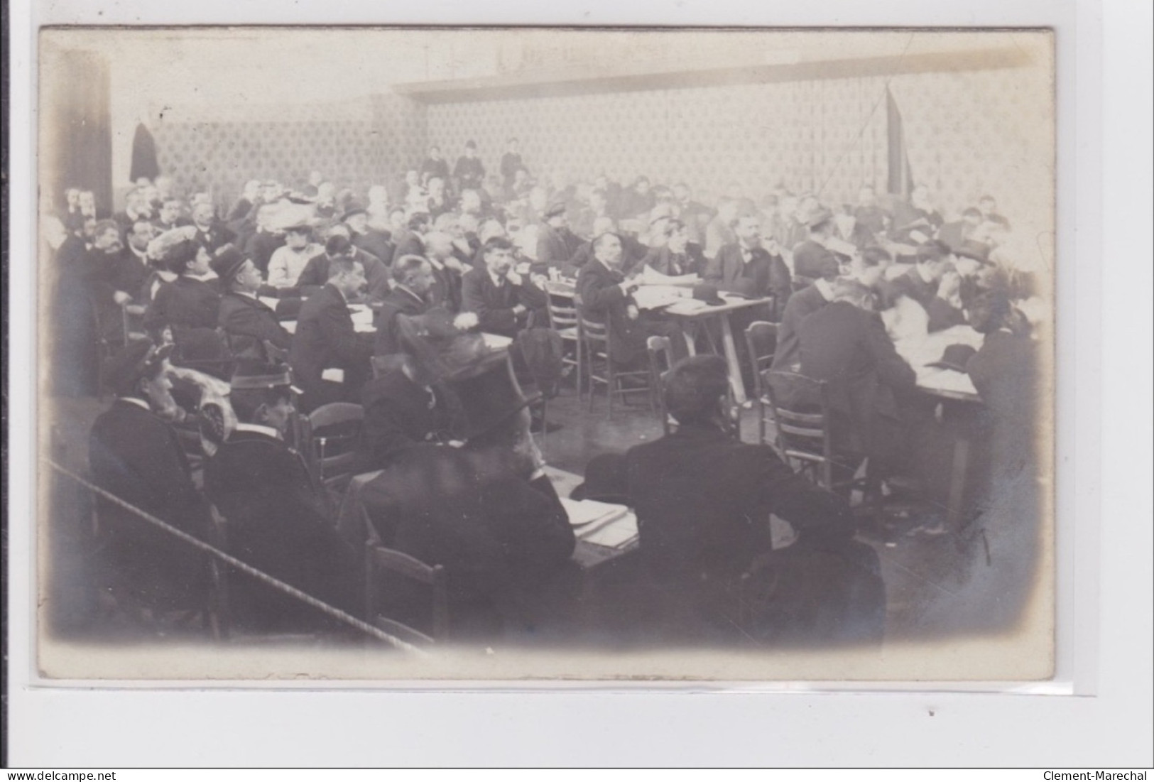 ROUEN : Carte Photo Du Congrès Socialiste En 1905 - Très Bon état - Rouen