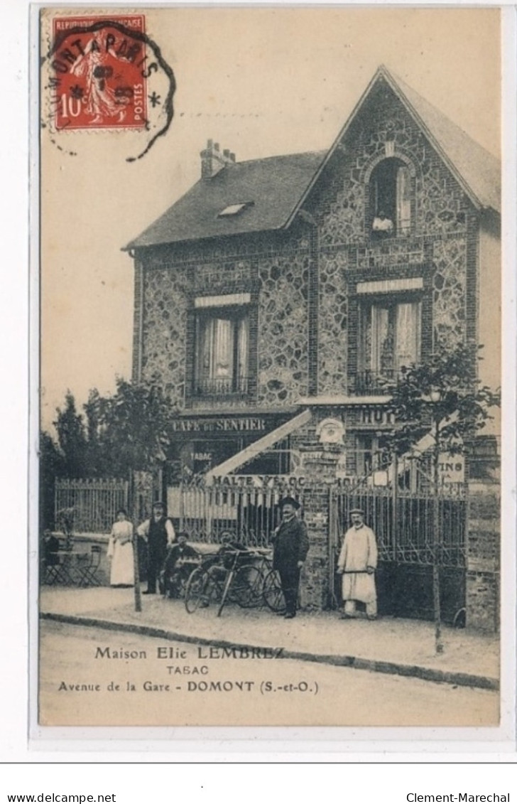 DOMONT - Maison Elie Lembrez - Avenue De La Gare - TABAC - Très Bon état - Domont