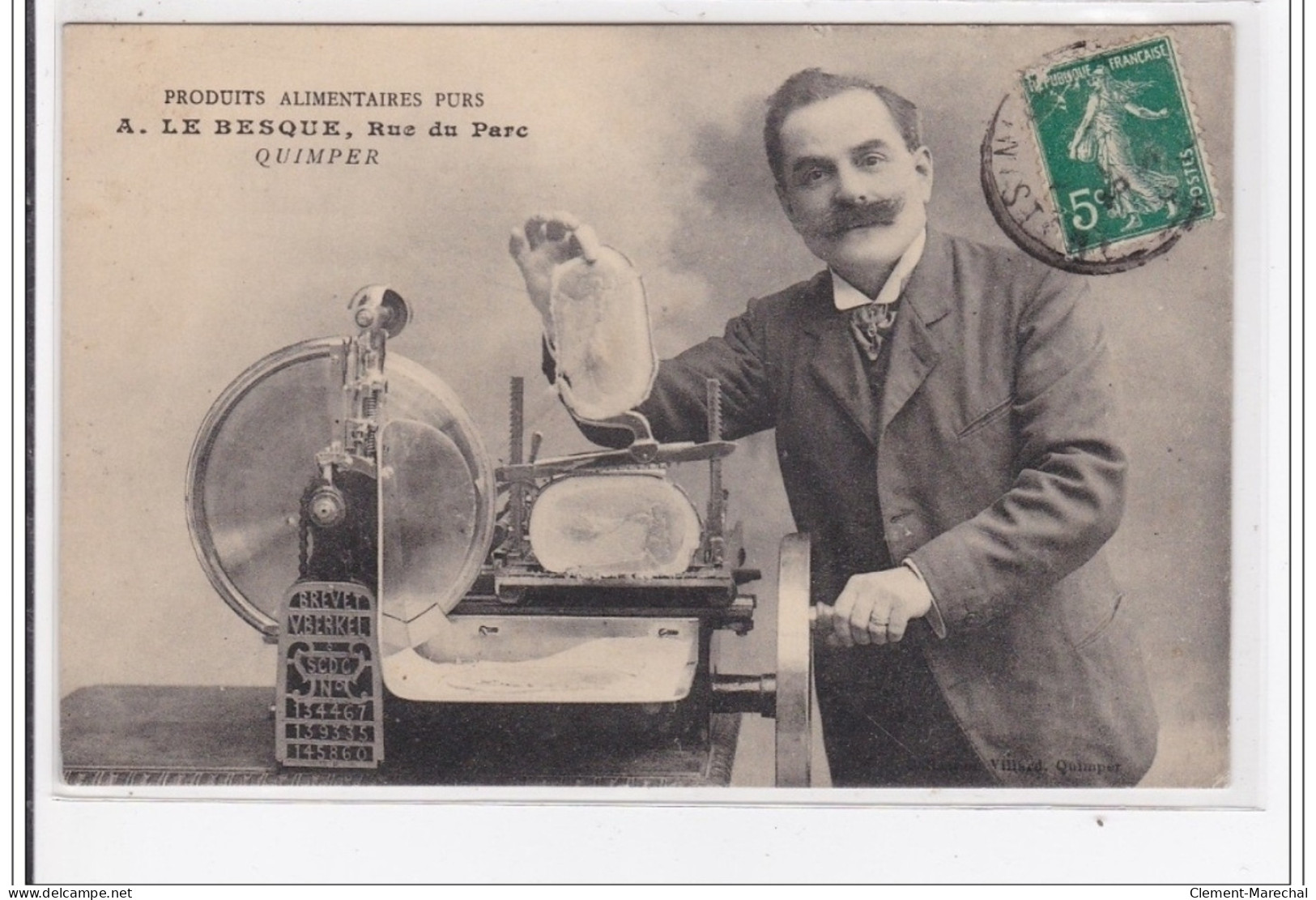 QUIMPER : Carte Postale Publicitaire Pour Les Produits Alimentaires Le Besque Vers 1910 - Très Bon état - Quimper