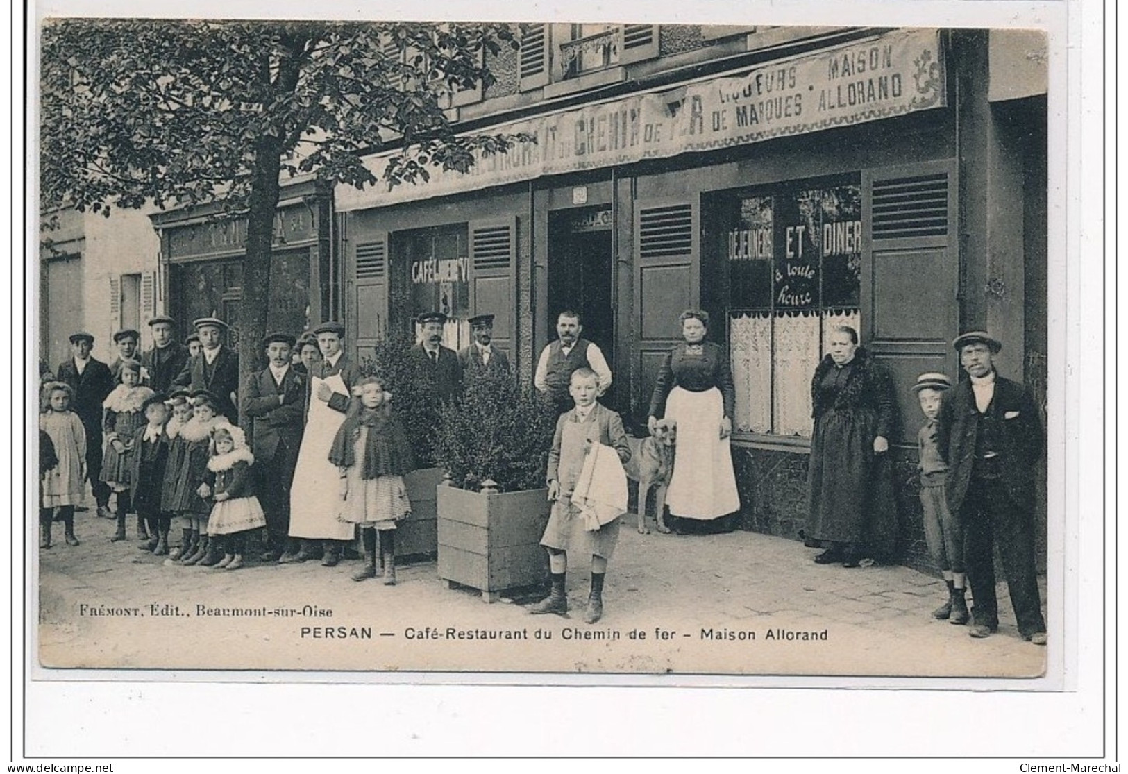 PERSAN : Café-restaurant Du Chemin De Fer - Maison Allorand - Très Bon état - Persan