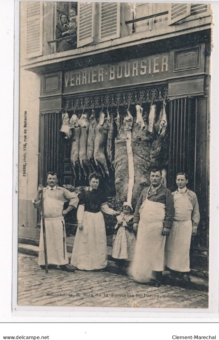 GONESSE - Boucherie 8, Rue De La Fontaine St Pierre - Très Bon état - Gonesse