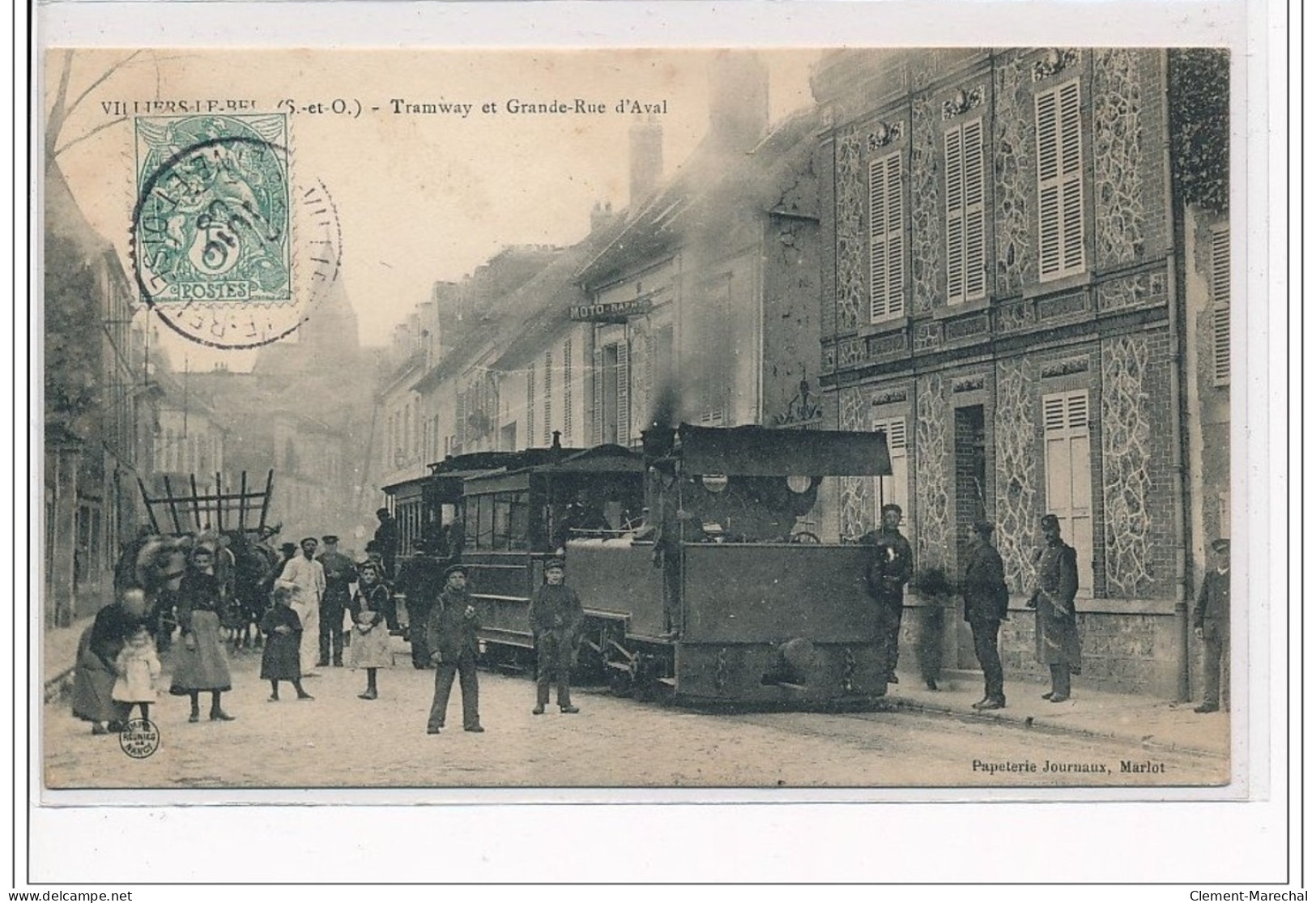 VILLIERS LE BEL : Tramway Et Grande Rue D'Aval - Très Bon état - Villiers Le Bel