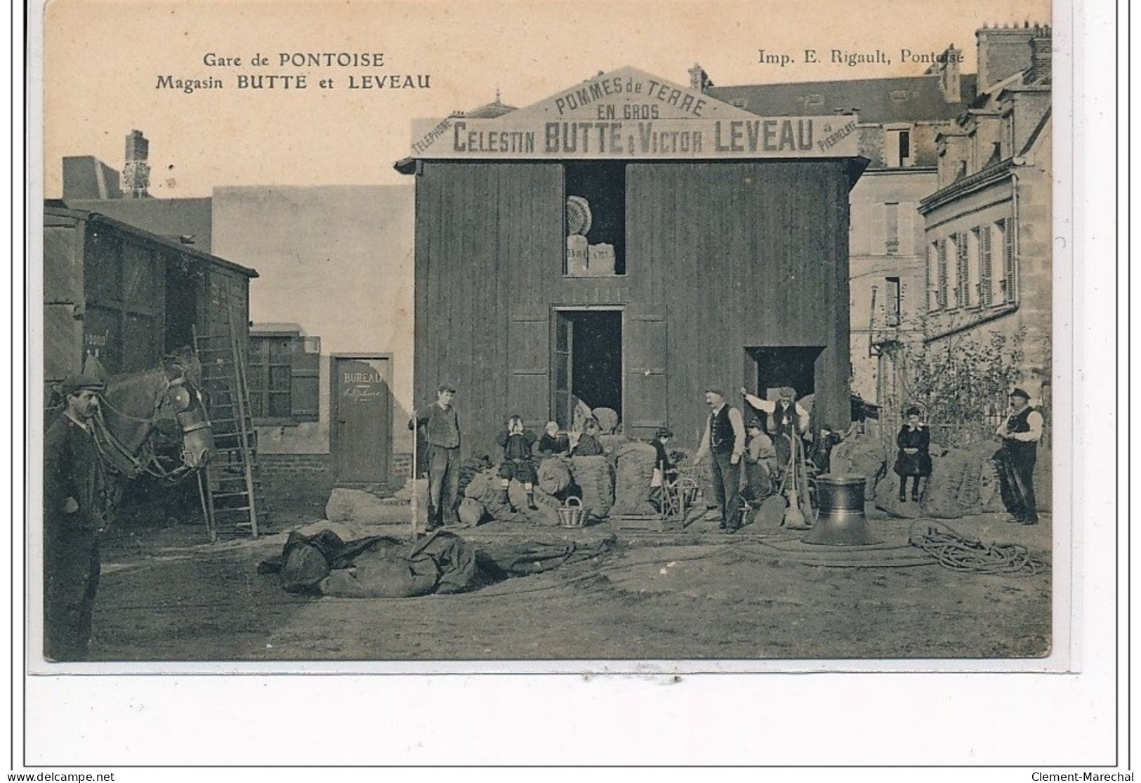 Gare De PONTOISE - Magasin Butte Et Leveau - état - Pontoise