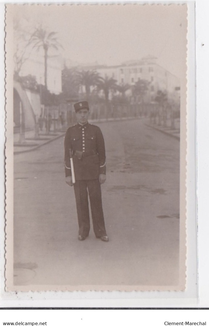 AJACCIO : Lot De 3 Cartes Photo De L'apparition Du Bâton Blanc Pour Les Agents De La Circulation (police - Autobus) - Ajaccio